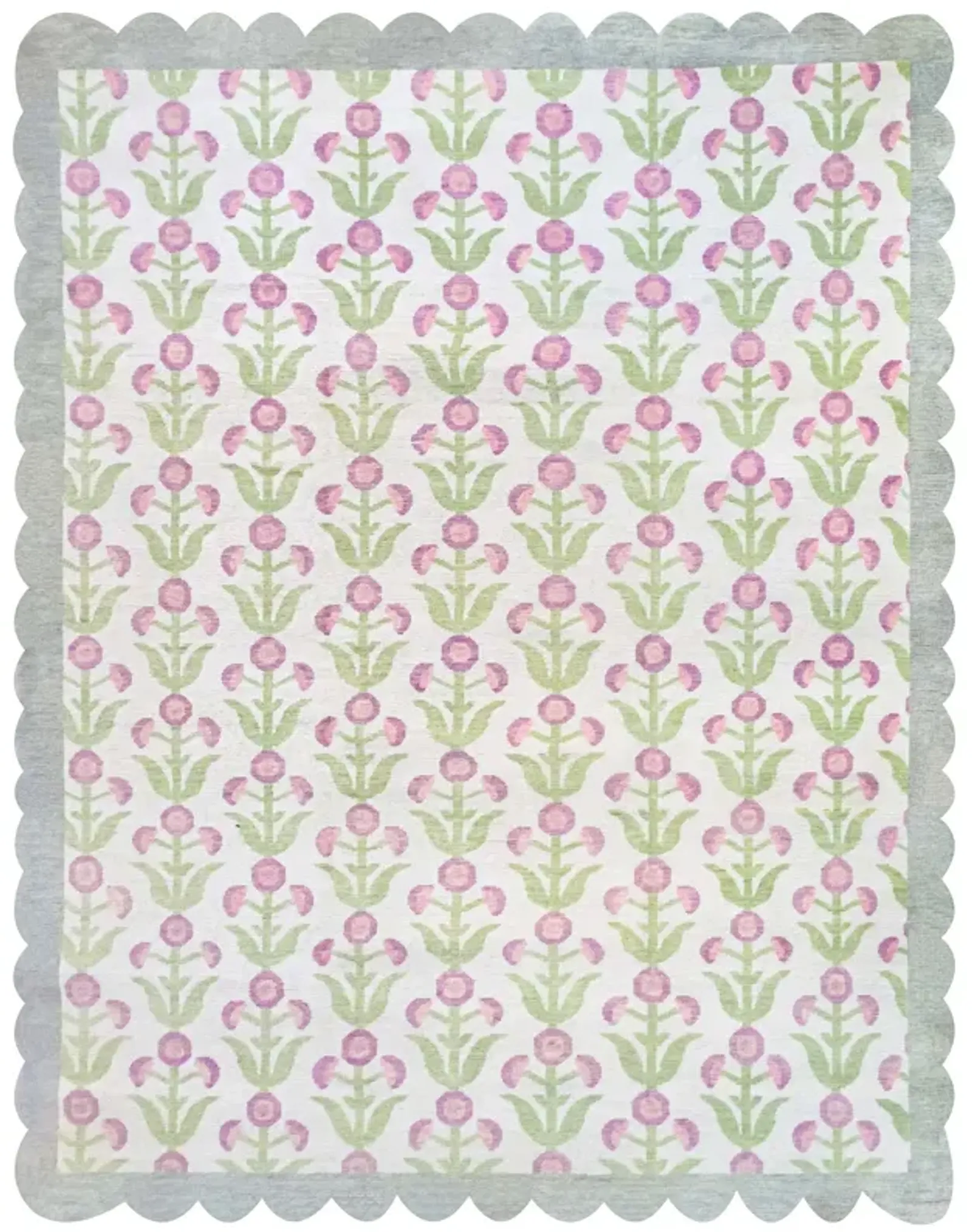 Margaret Lilac Turkish Knot Rug