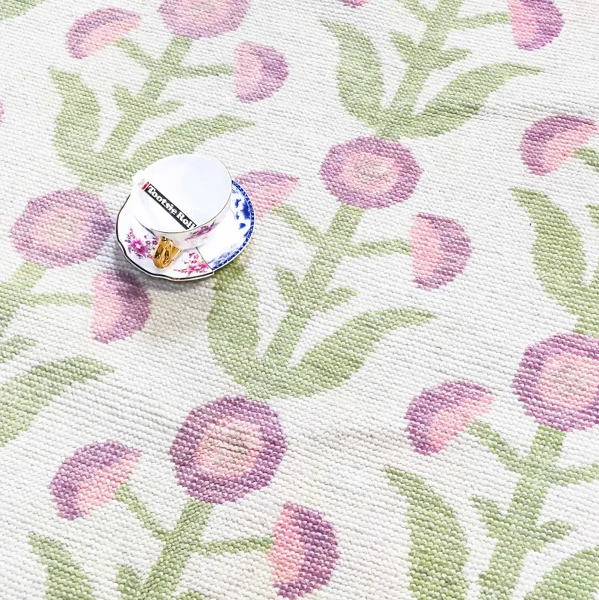 Margaret Lilac Turkish Knot Rug