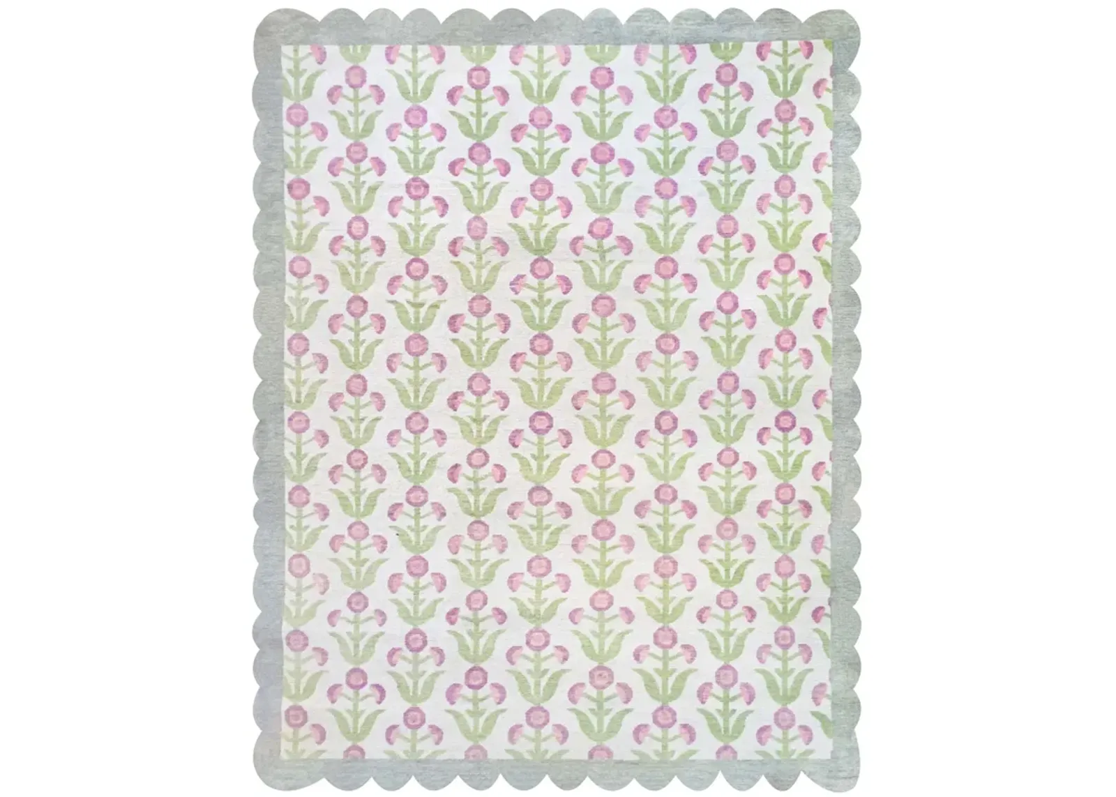 Margaret Lilac Turkish Knot Rug