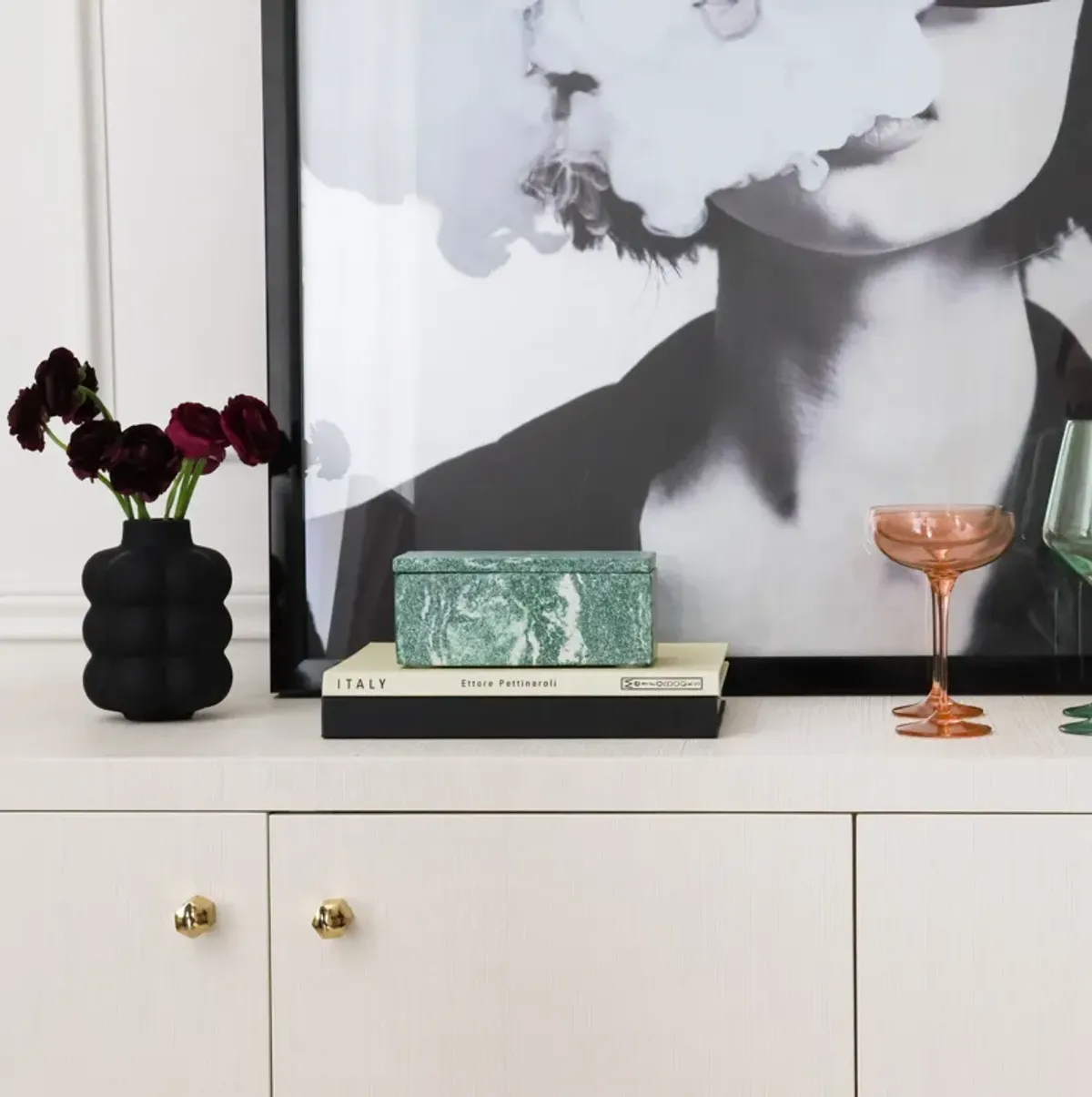 Ruse Credenza in White