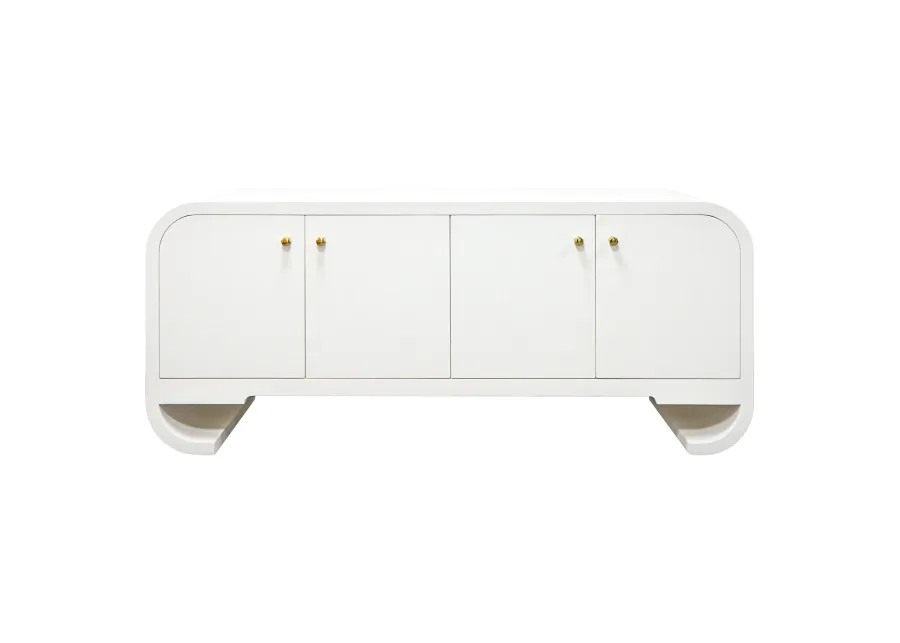 Ruse Credenza in White