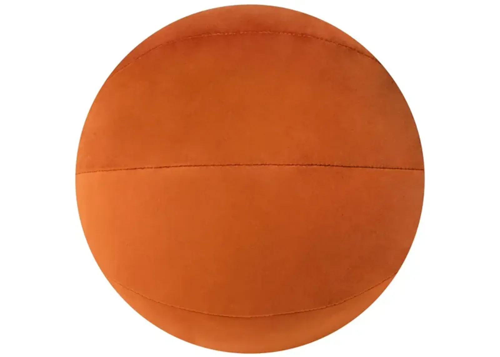 Round Pillow - Persimmon Velvet