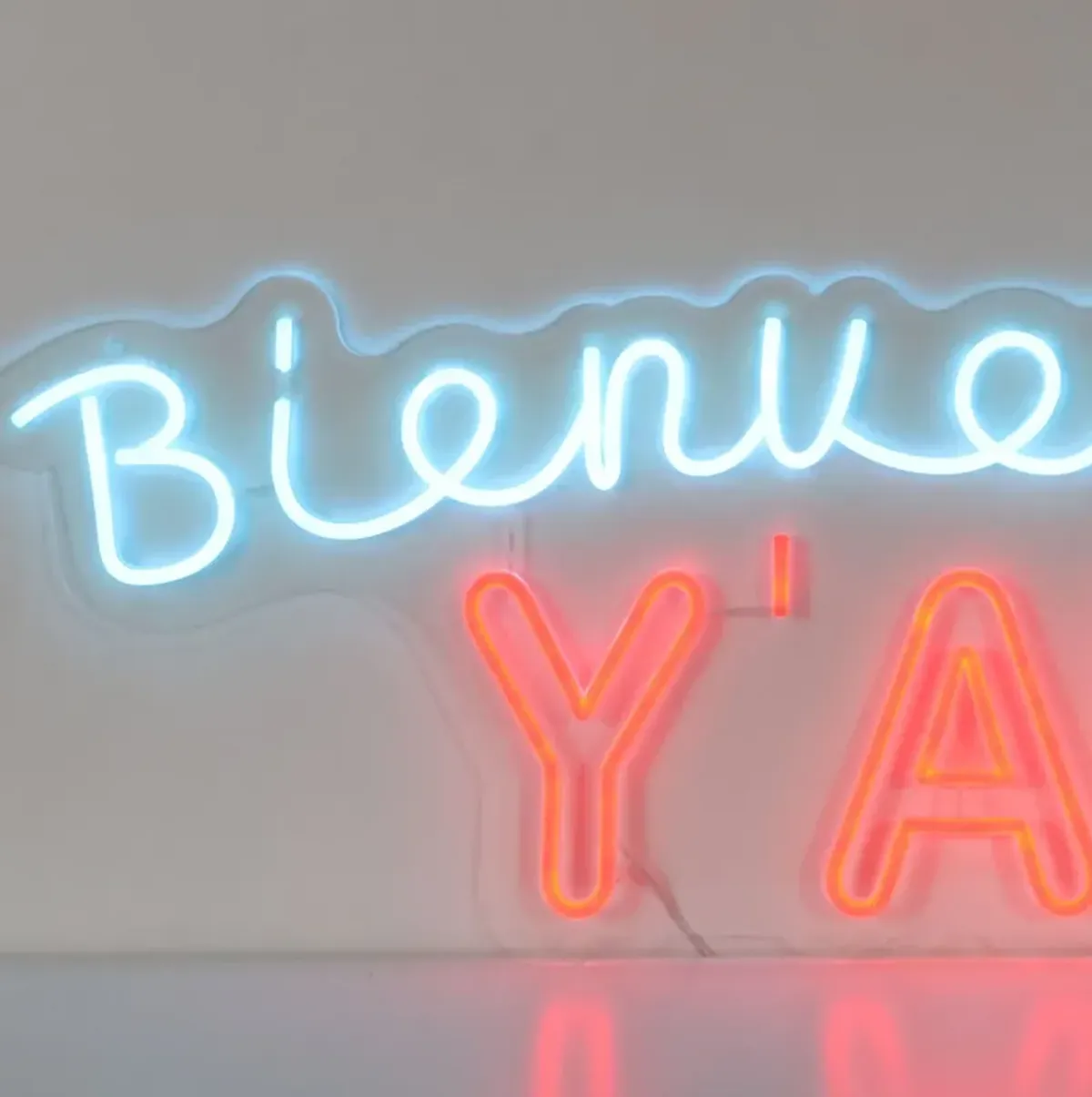 Bienvenidos Y’all Neon Sign