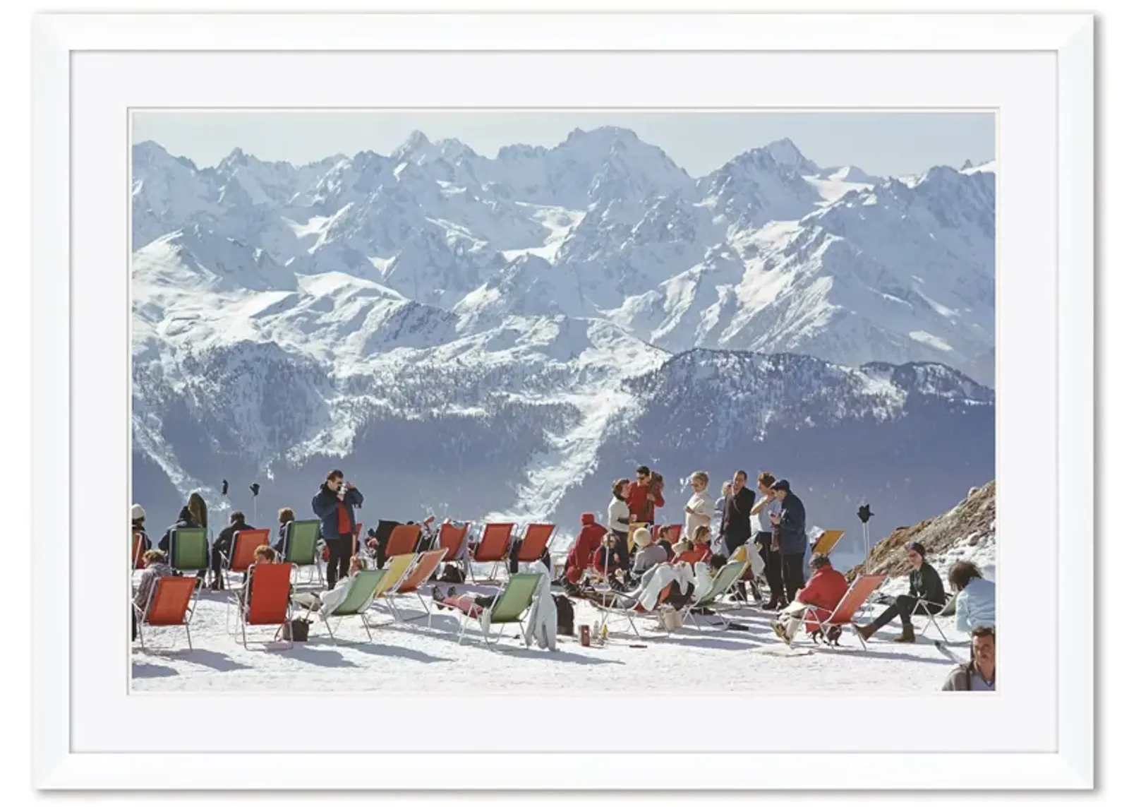 Getty Images 'Lounging in Verbier' by Slim Aarons