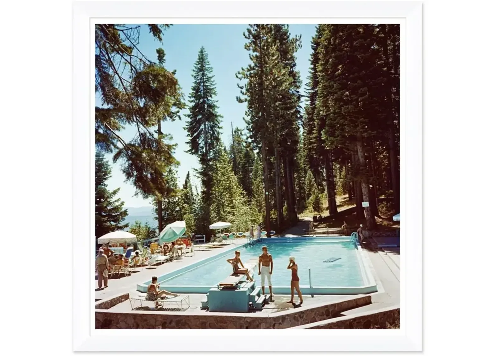 Getty Images 'Pool at Lake Tahoe' by Slim Aarons