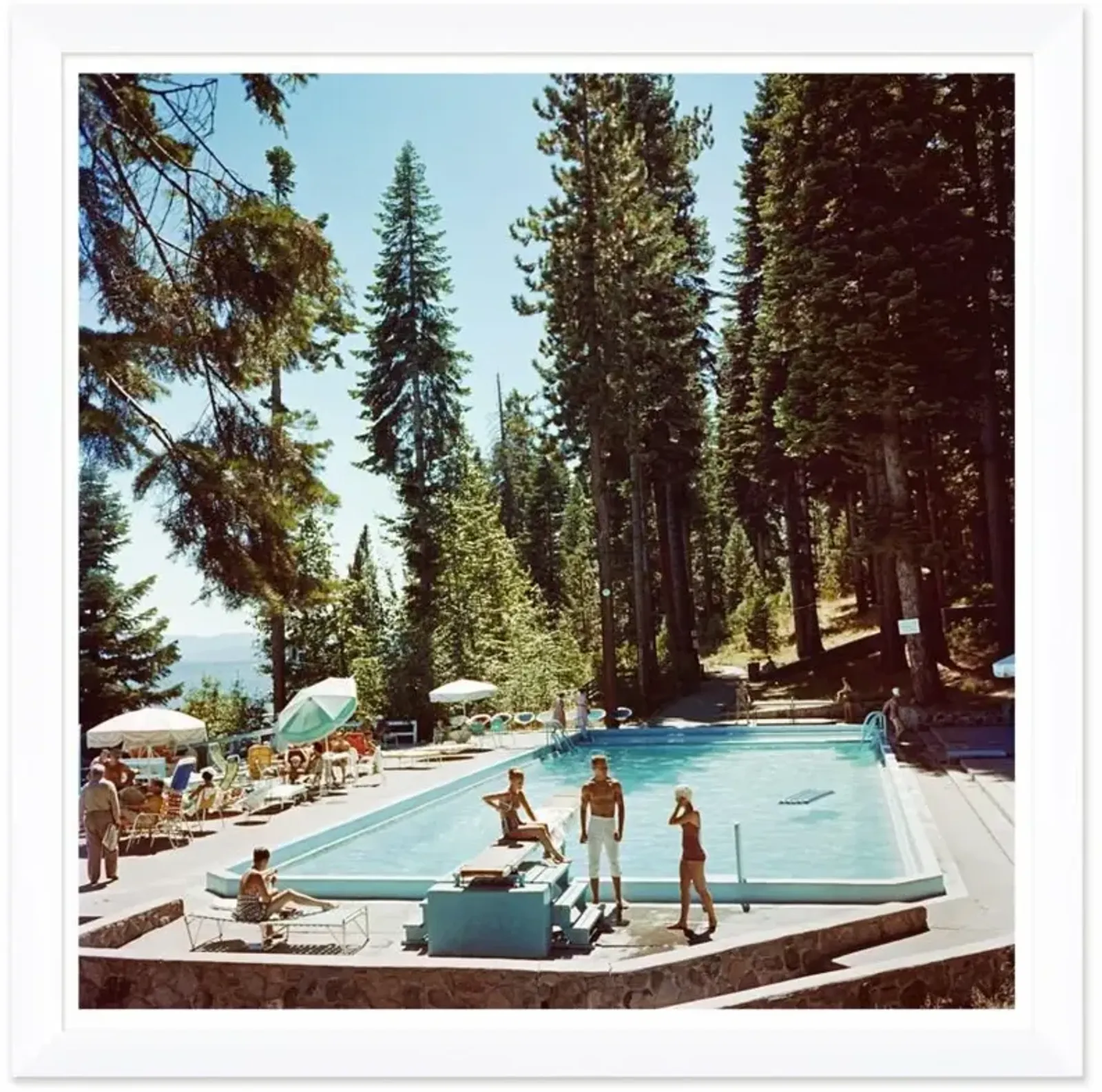 Getty Images 'Pool at Lake Tahoe' by Slim Aarons