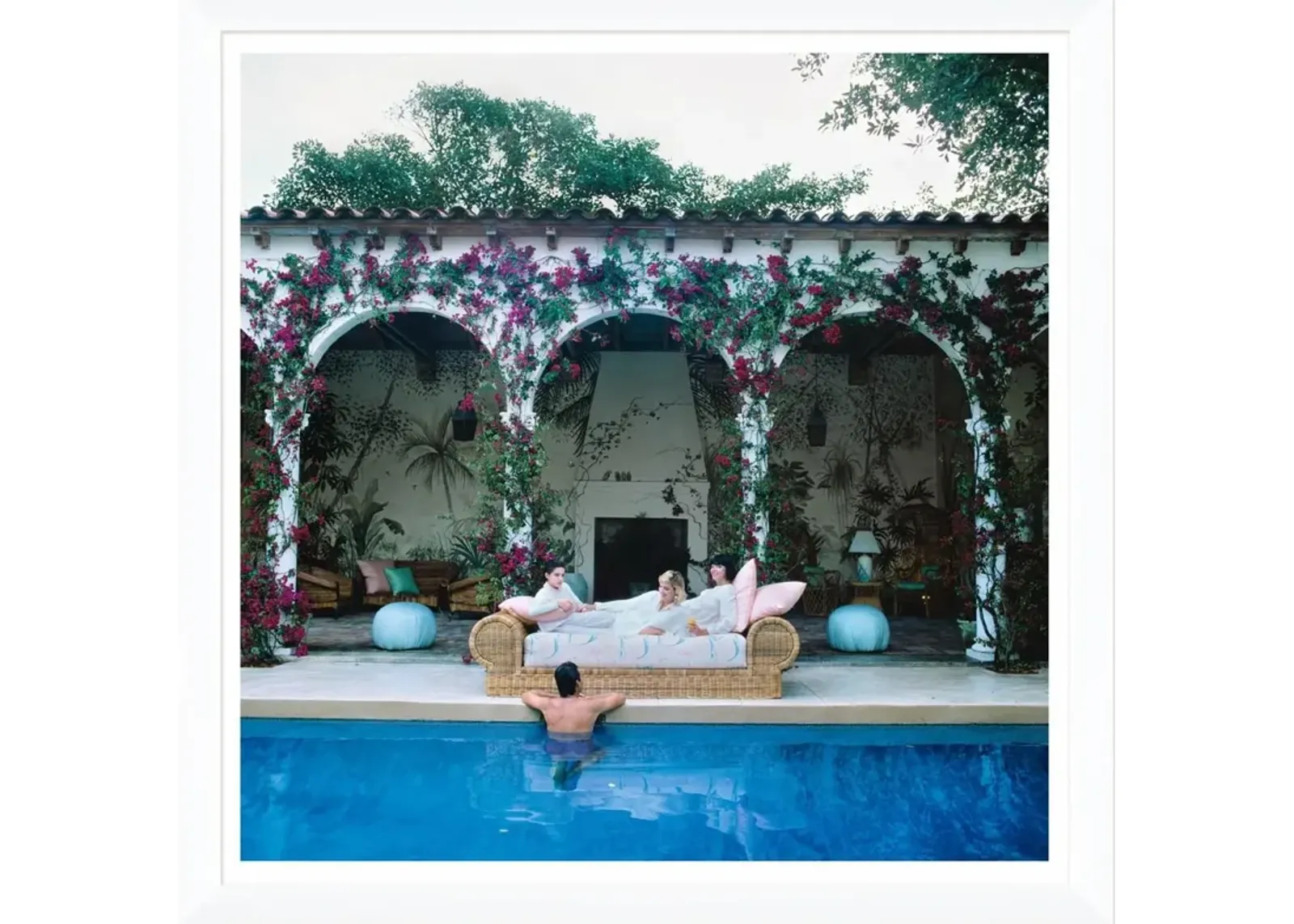 Getty Images 'Sofa by the Pool' by Slim Aarons