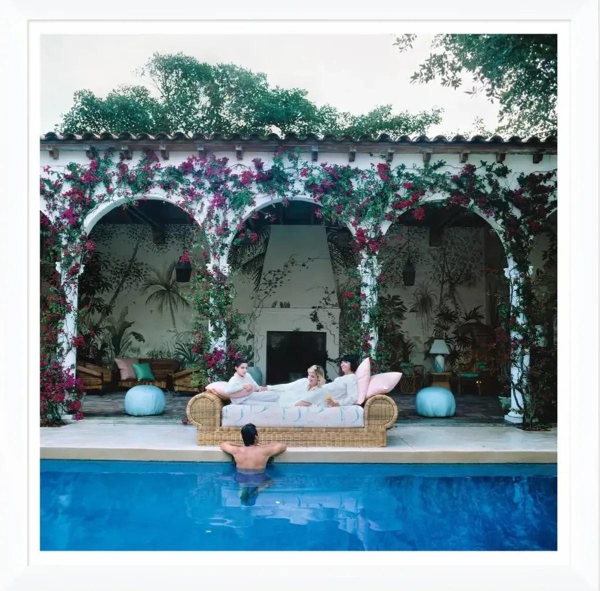 Getty Images 'Sofa by the Pool' by Slim Aarons