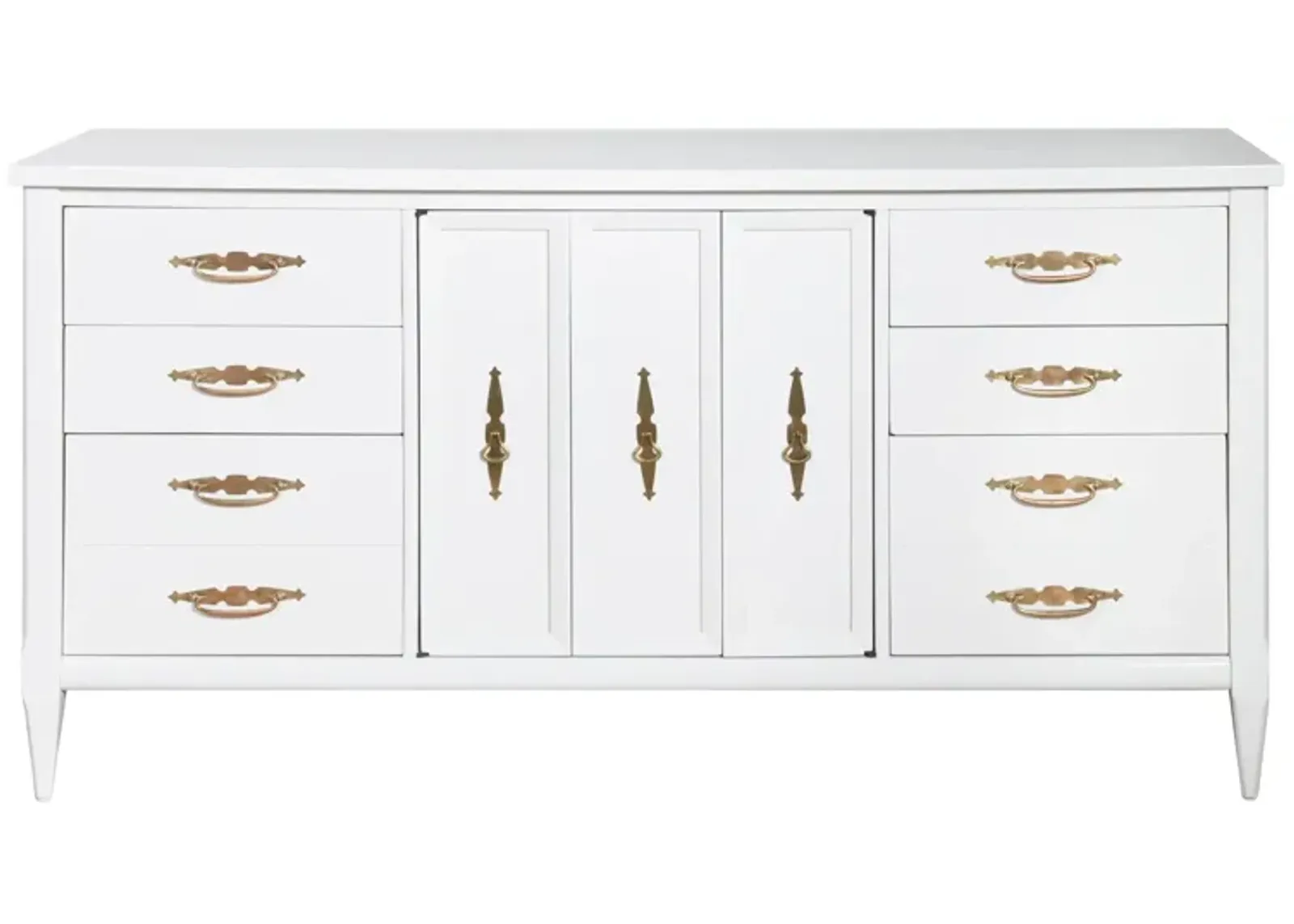 Traditional Credenza Lacquered in Cirrus White