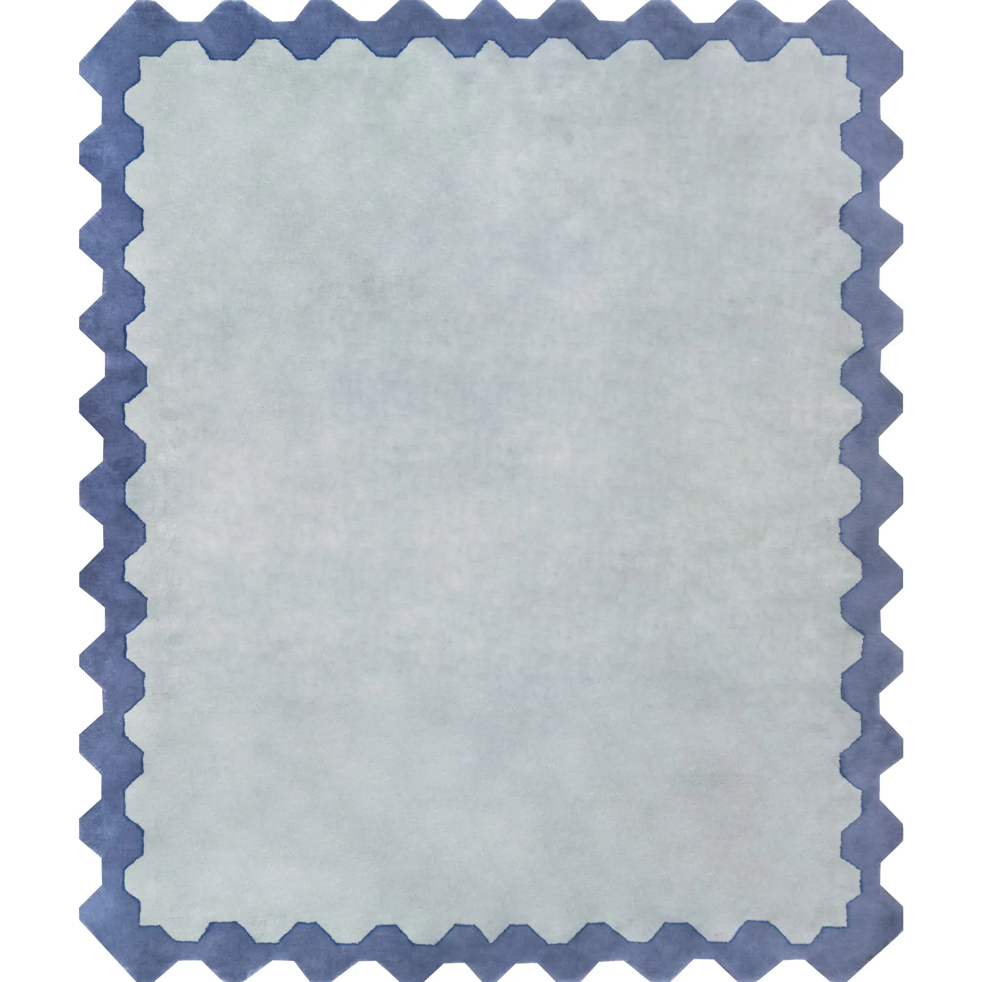 Andrews Ice Blue Tufted Rug