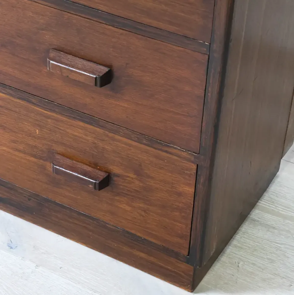 Pair of Vintage Mahogany Chests