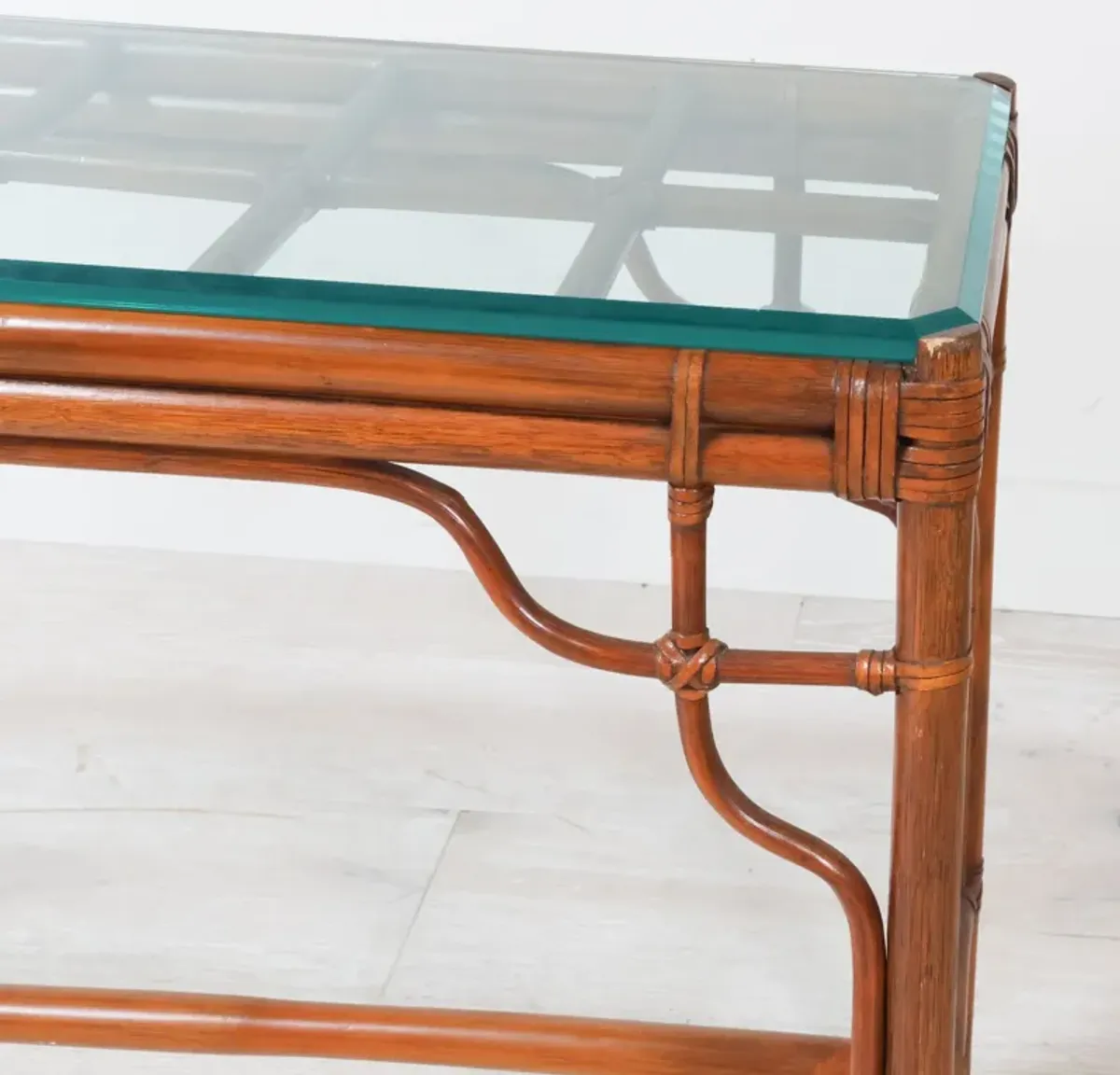 Rattan Console Table