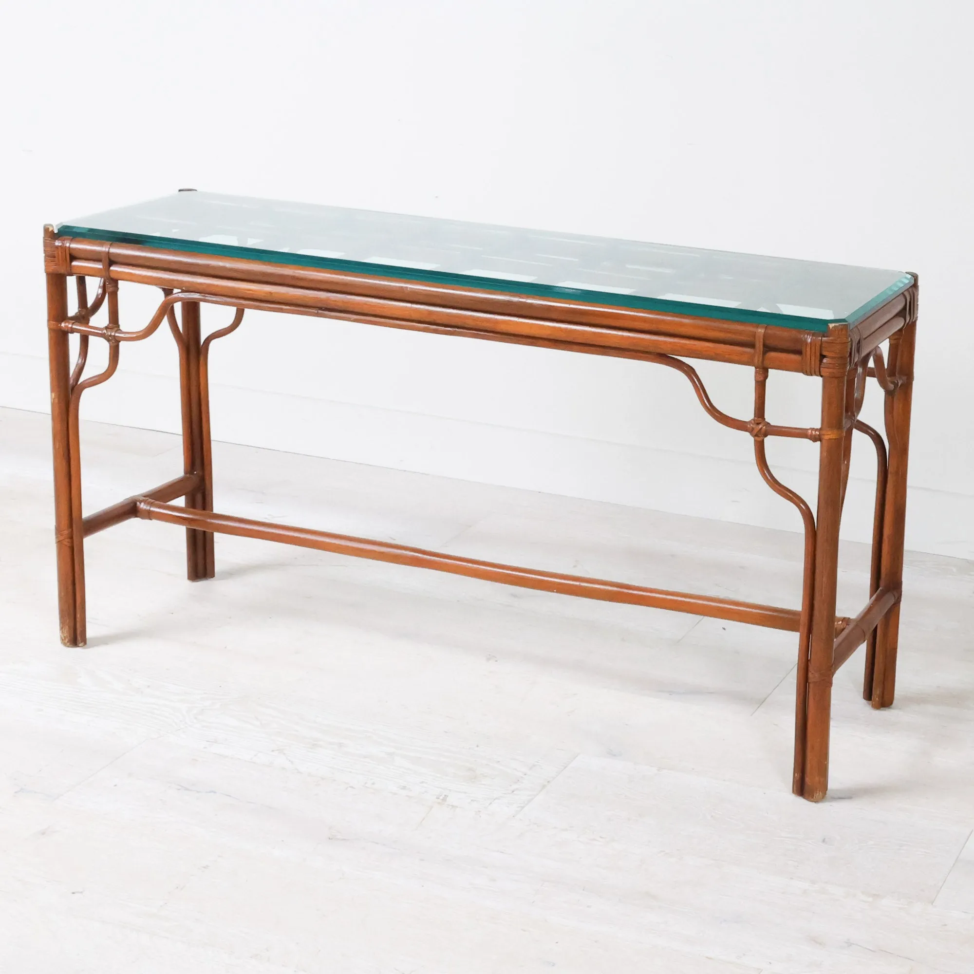 Rattan Console Table