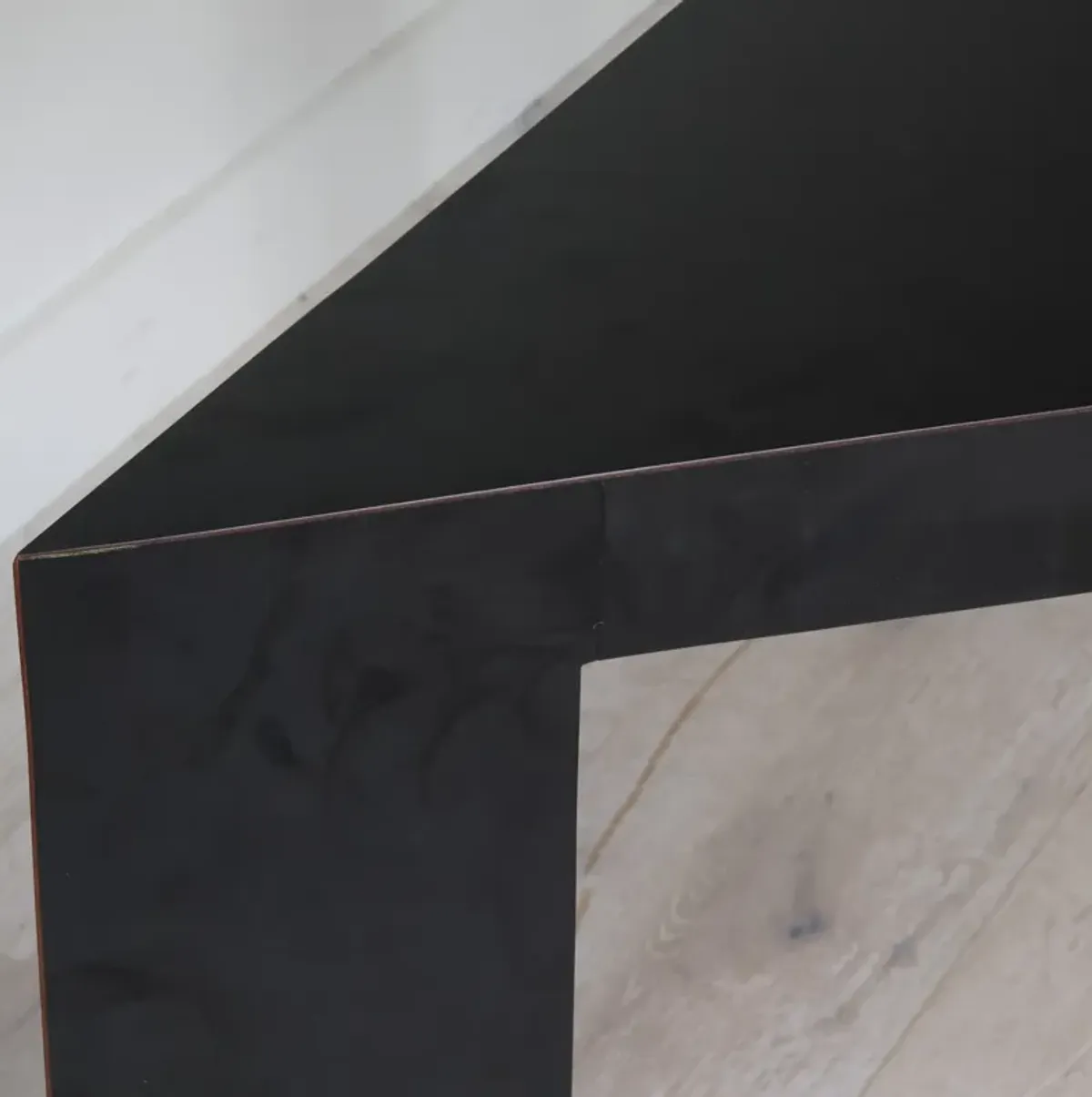 Black Mica Corner Desk