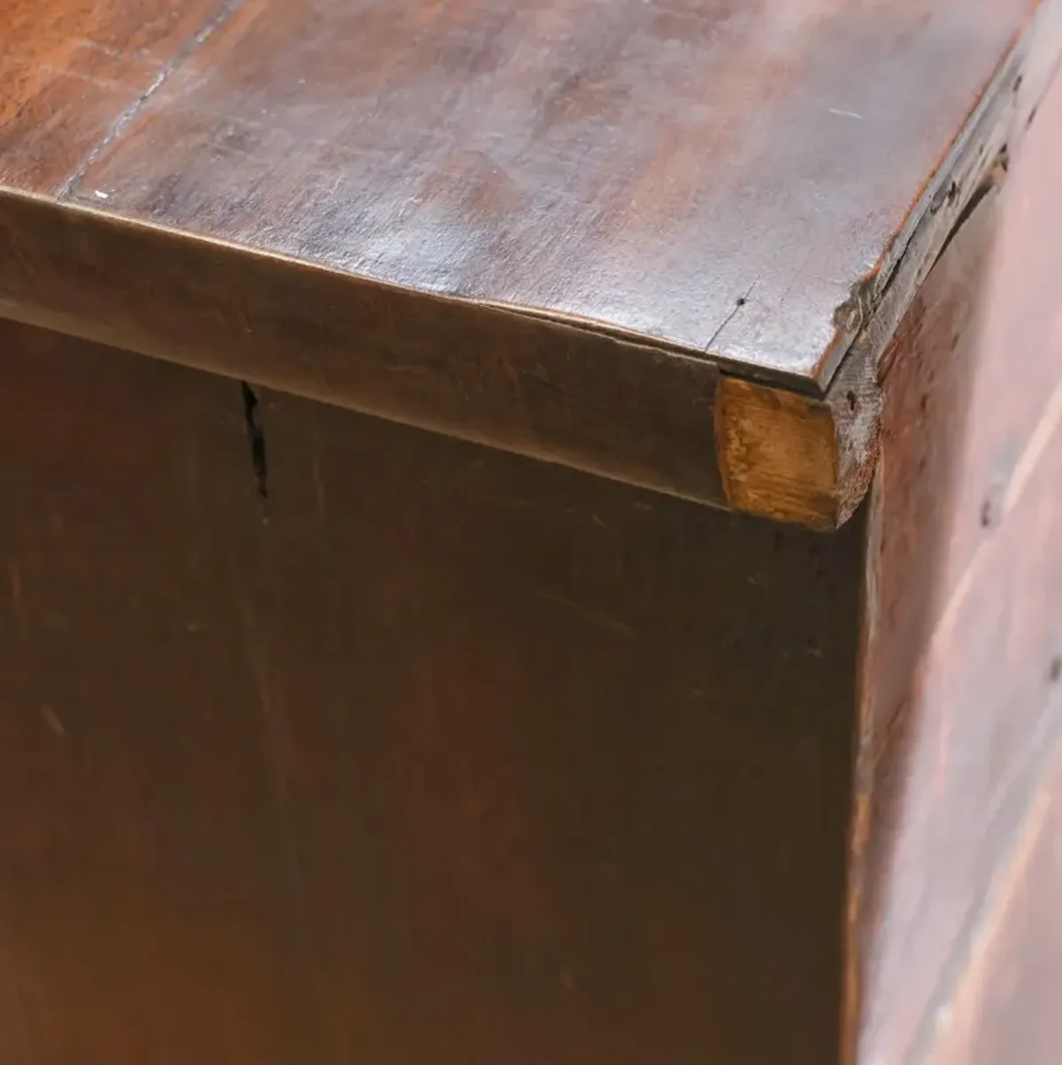 English Mahogany Five Drawer Chest c. 1920's