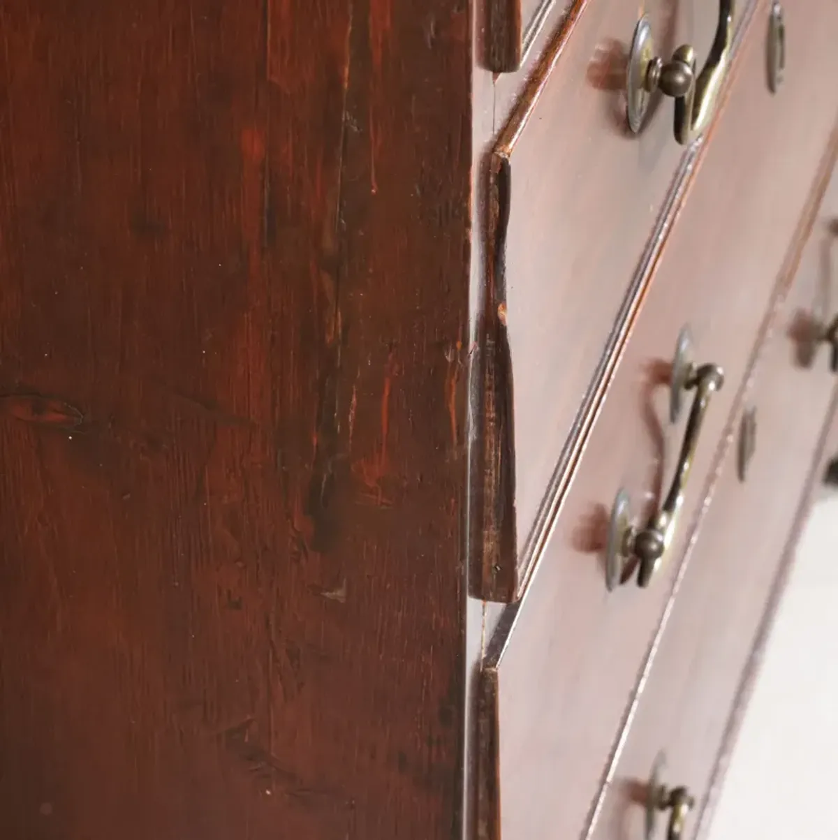 English Mahogany Five Drawer Chest c. 1920's