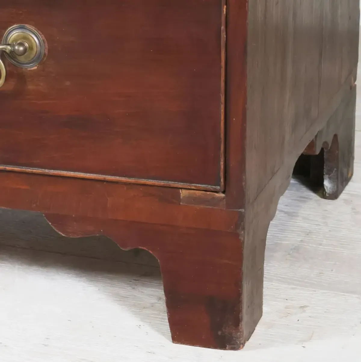 English Mahogany Five Drawer Chest c. 1920's