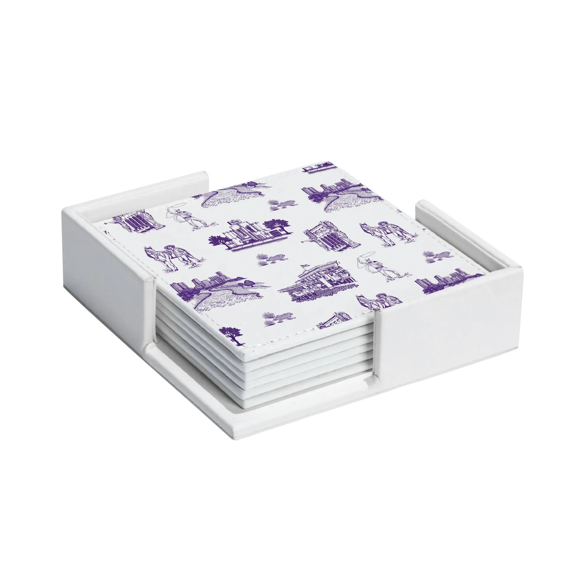 Fort Worth Coasters - Purple