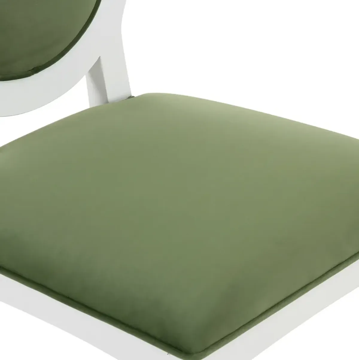 Clarette Chair in Green Velvet