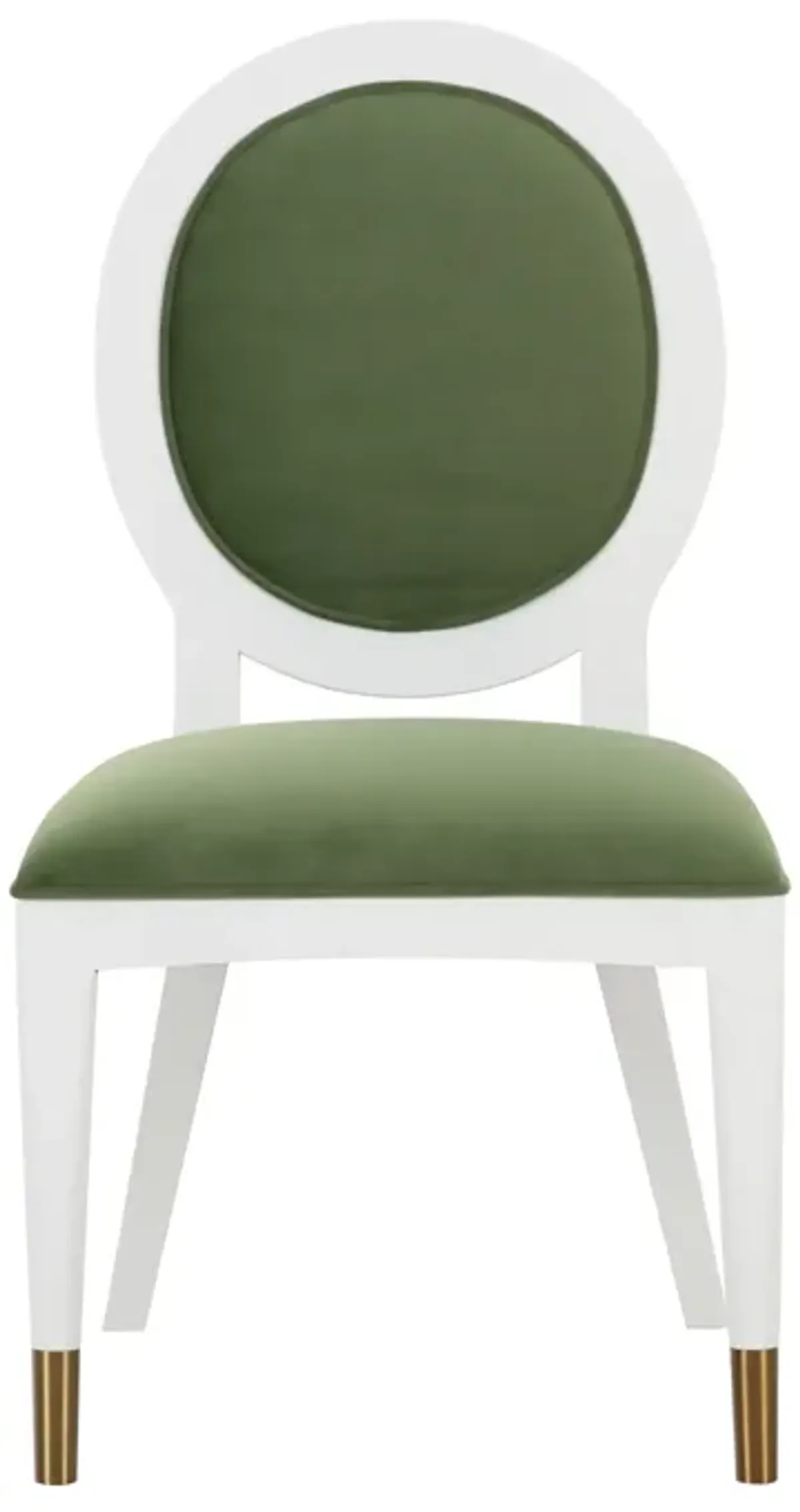 Clarette Chair in Green Velvet