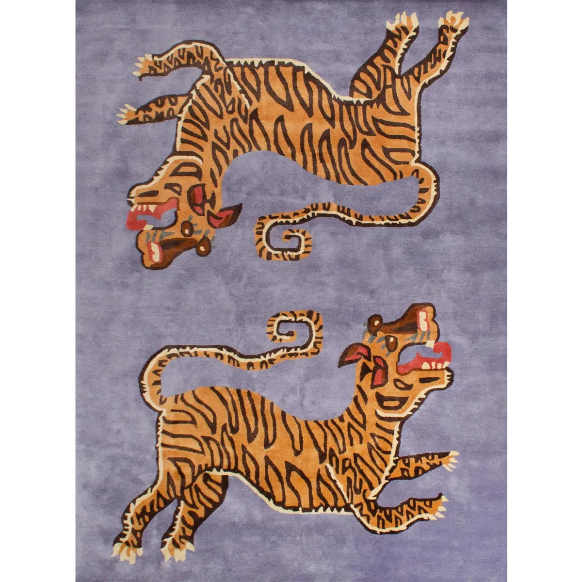 In Stock 4x6 Shere Khan Tiger Tufted Rug