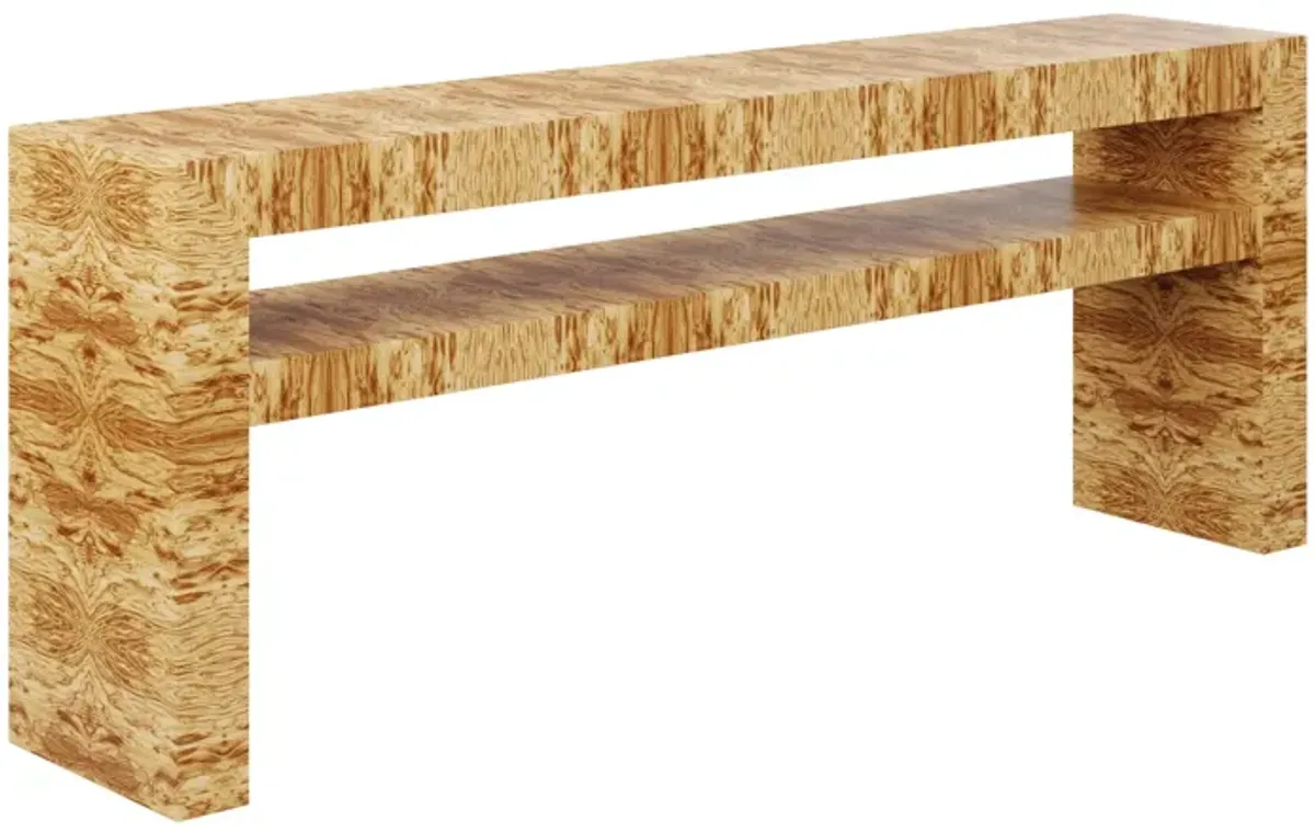 Custom Tiered Savannah Console Table