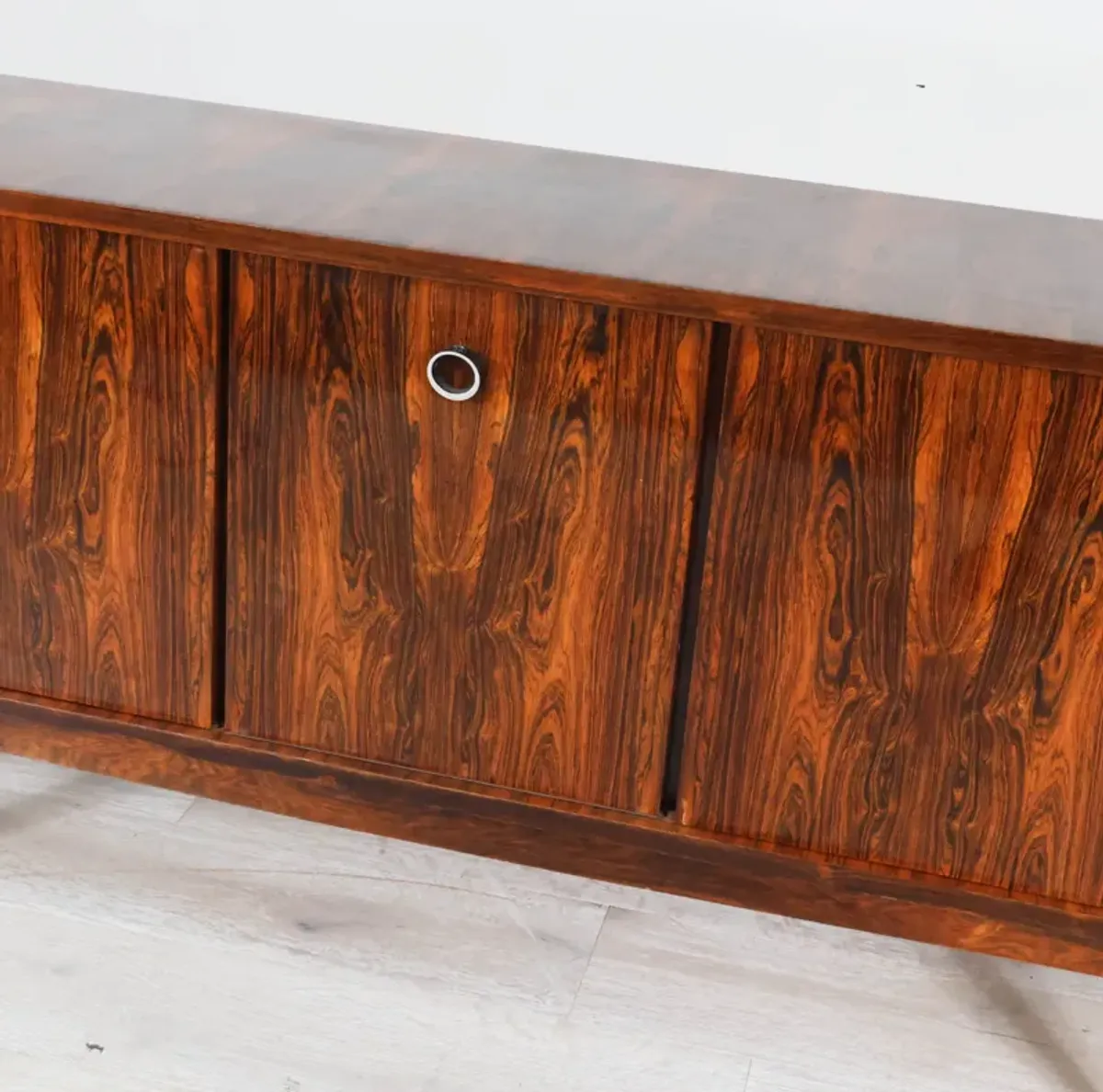 French Modern Mahogany Cocktail Sideboard