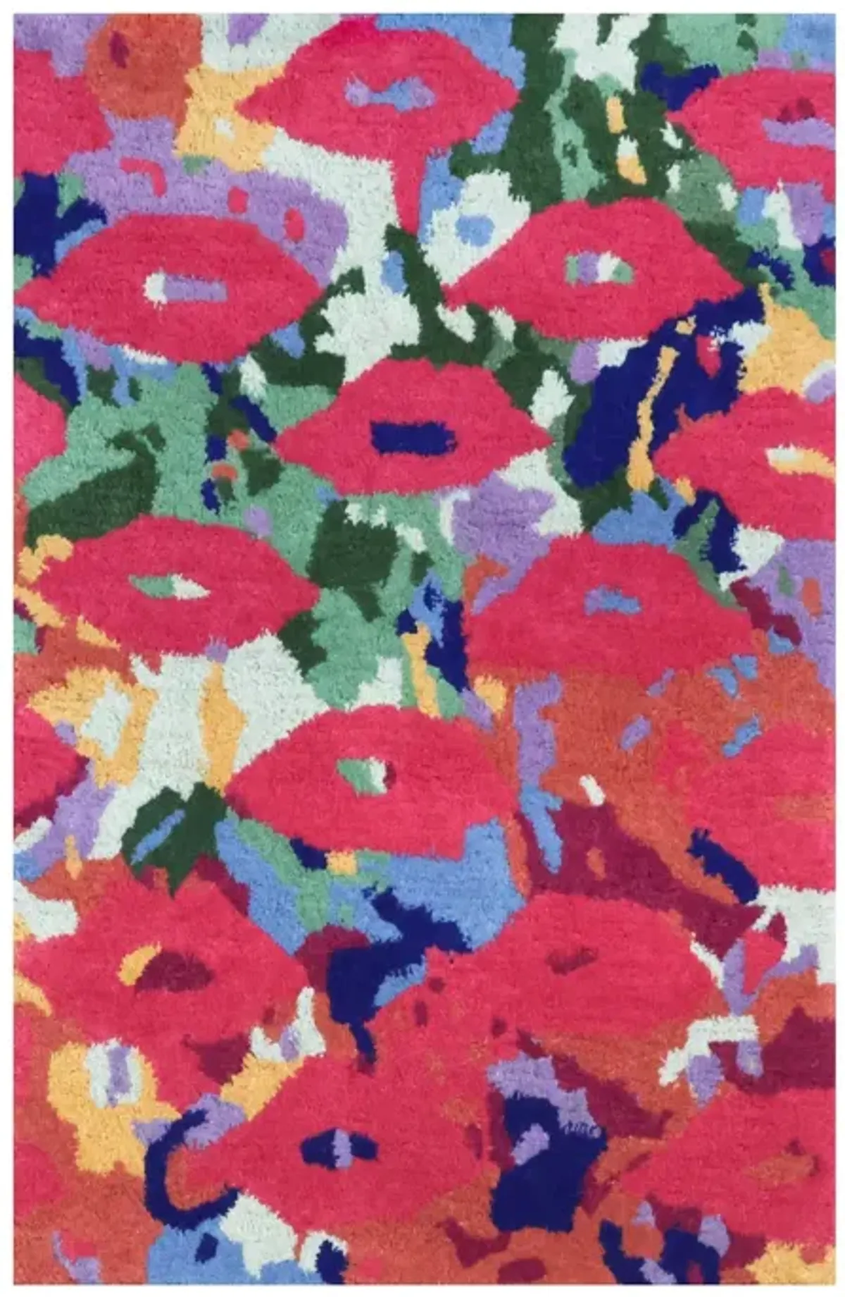 In Stock 3x5 Lips & Drips Tufted Mat