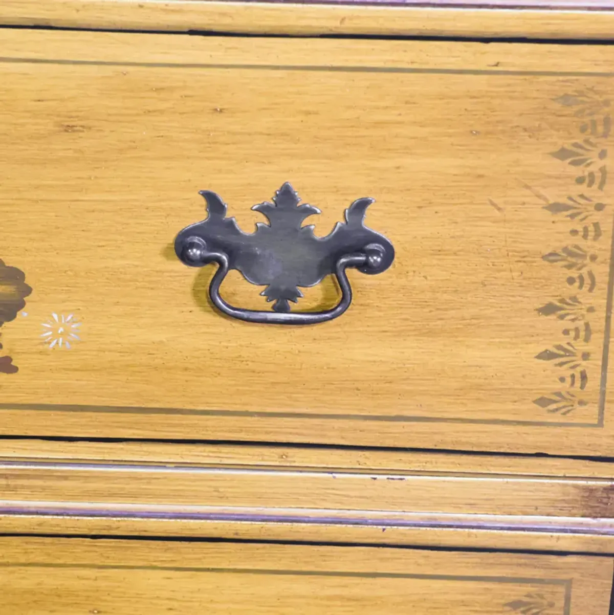 Traditional Chest with Floral Motif