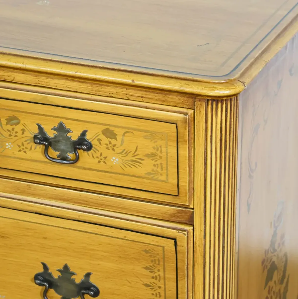 Traditional Chest with Floral Motif