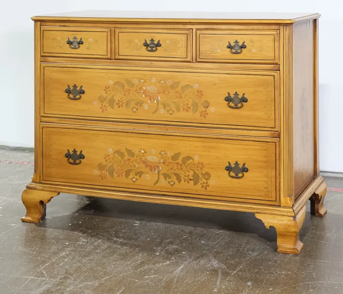 Traditional Chest with Floral Motif