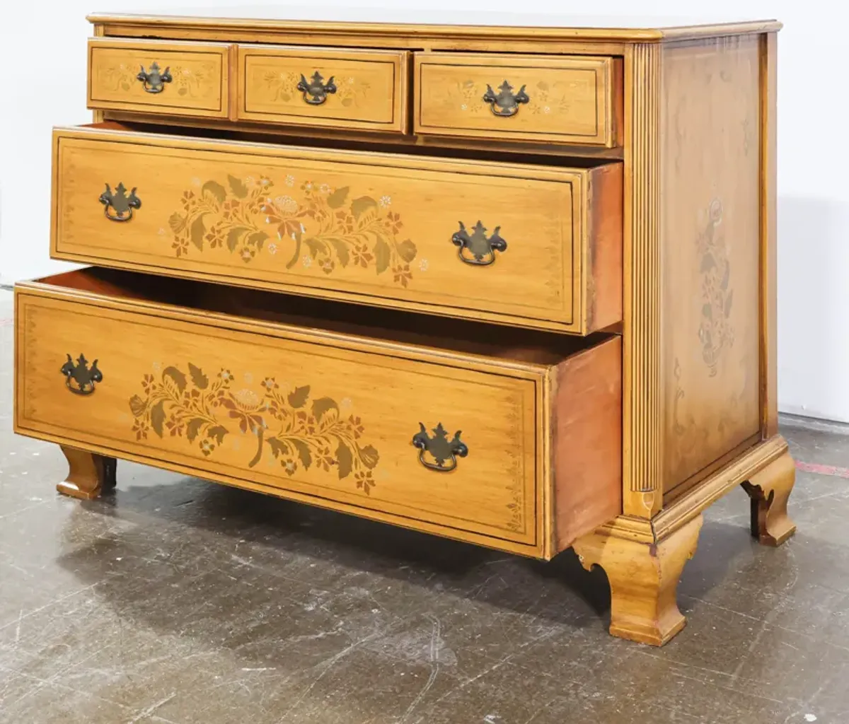 Traditional Chest with Floral Motif