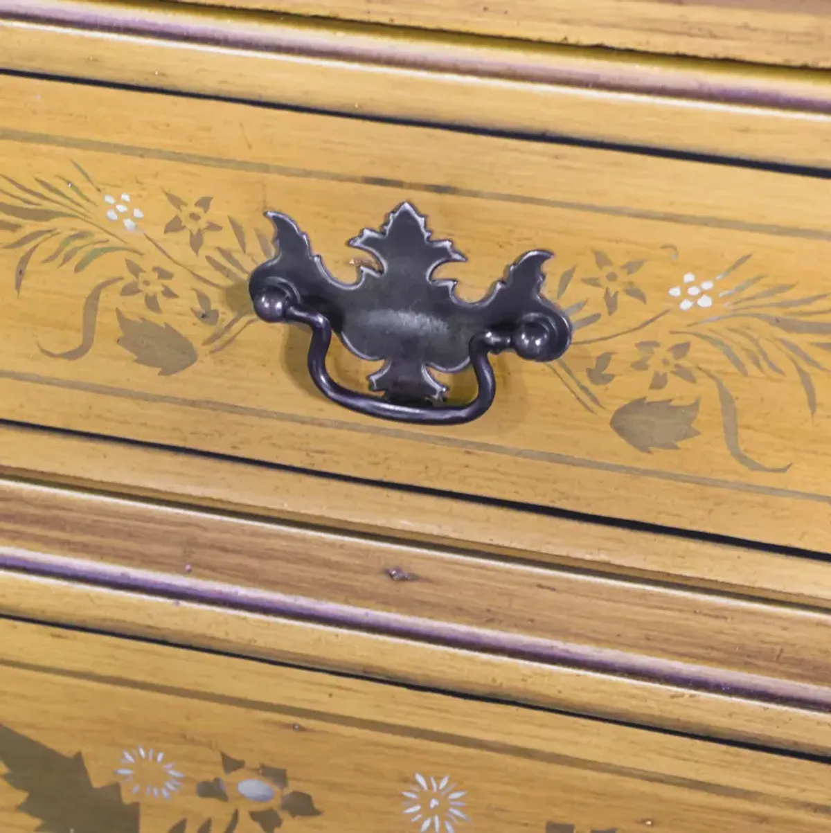 Traditional Chest with Floral Motif