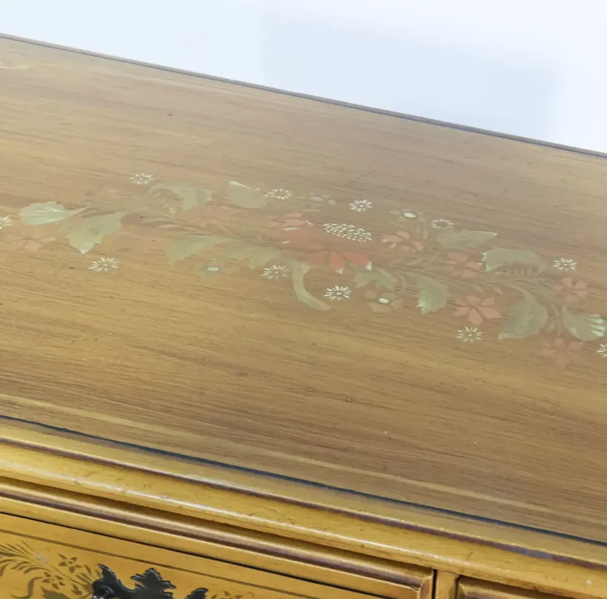 Traditional Chest with Floral Motif