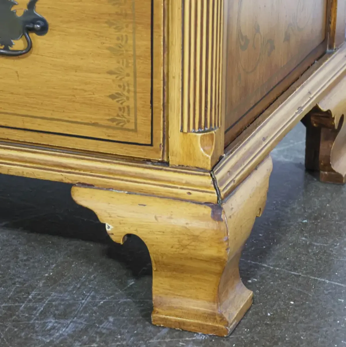 Traditional Chest with Floral Motif