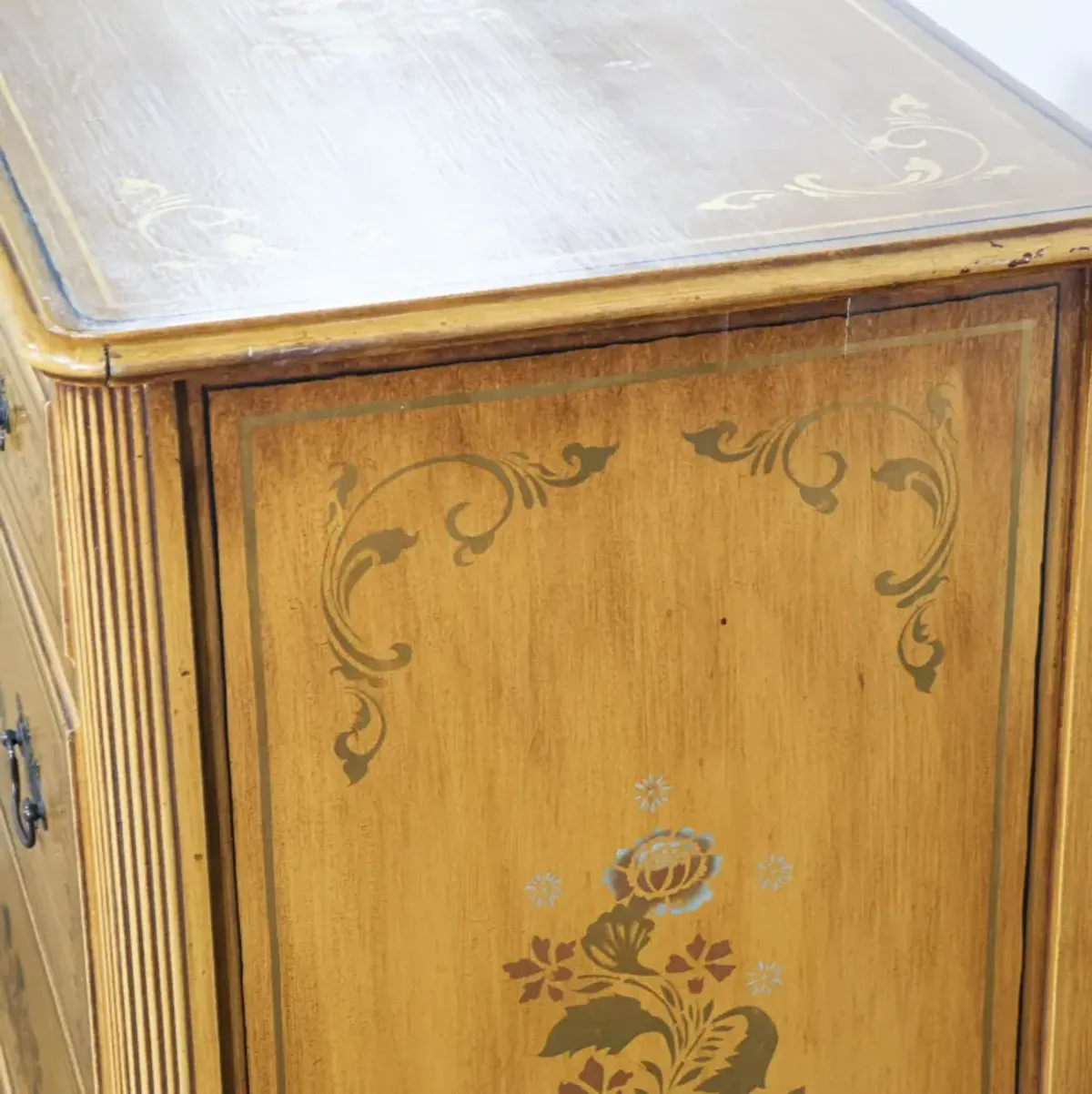 Traditional Chest with Floral Motif