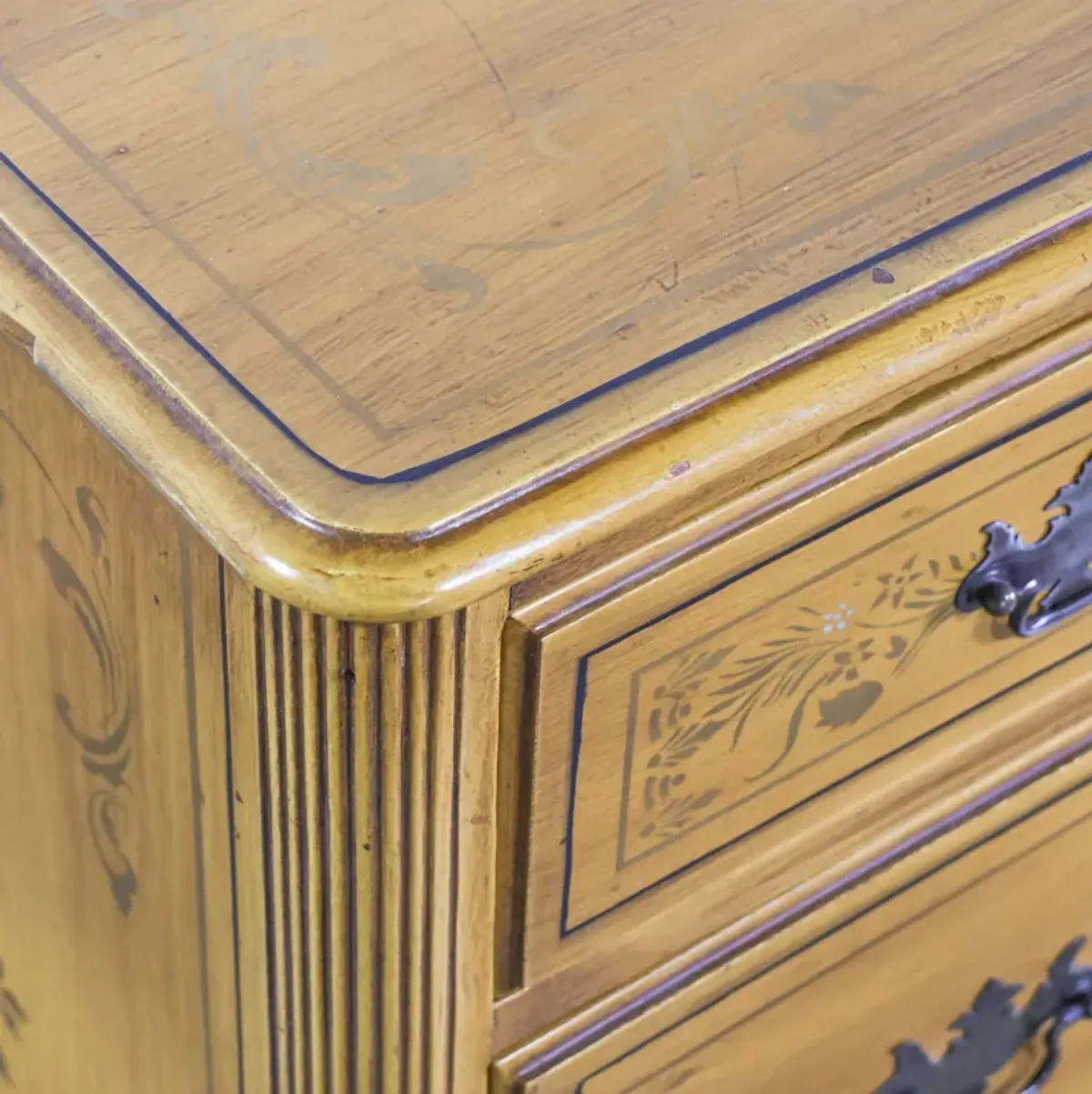 Traditional Chest with Floral Motif