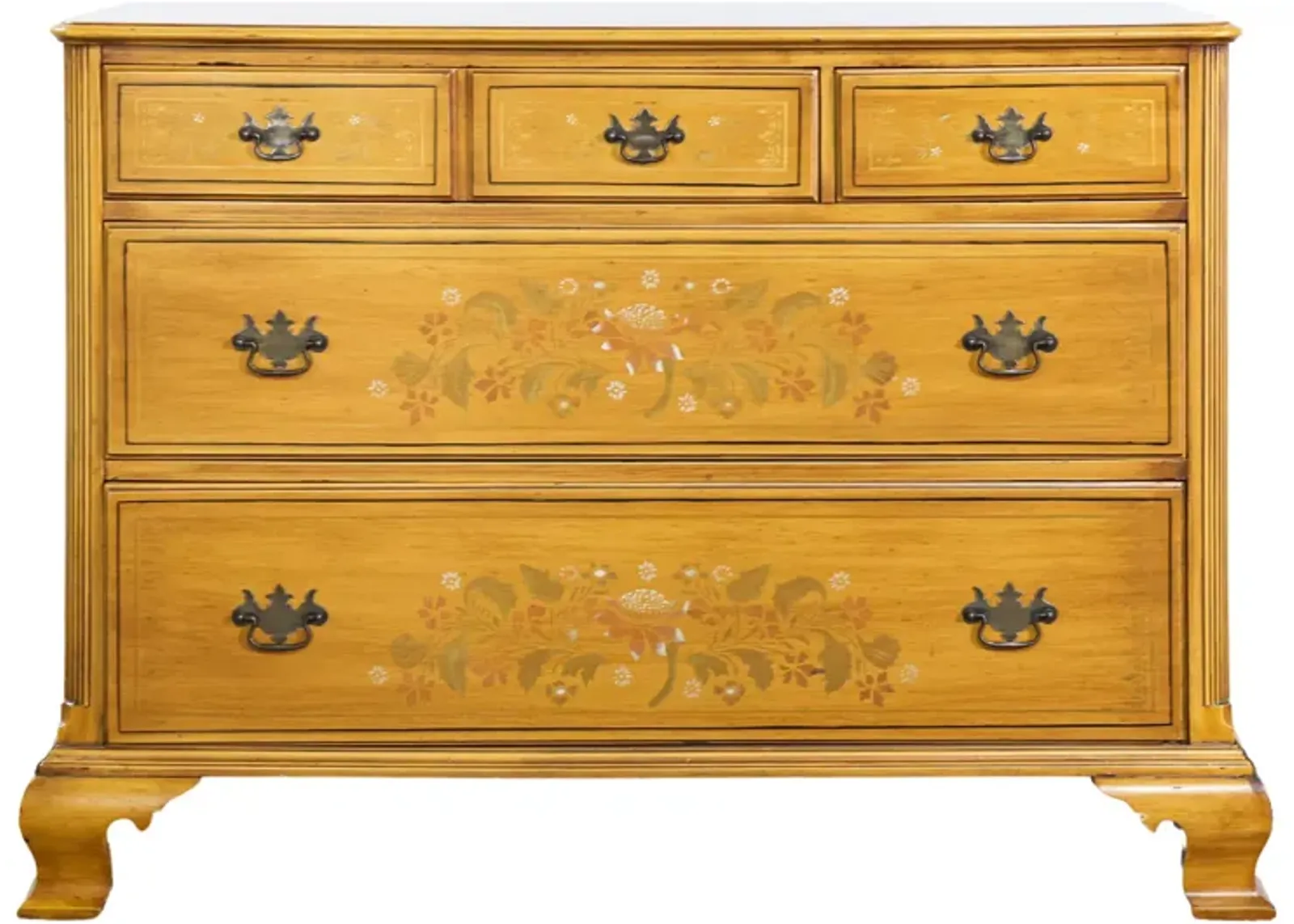 Traditional Chest with Floral Motif