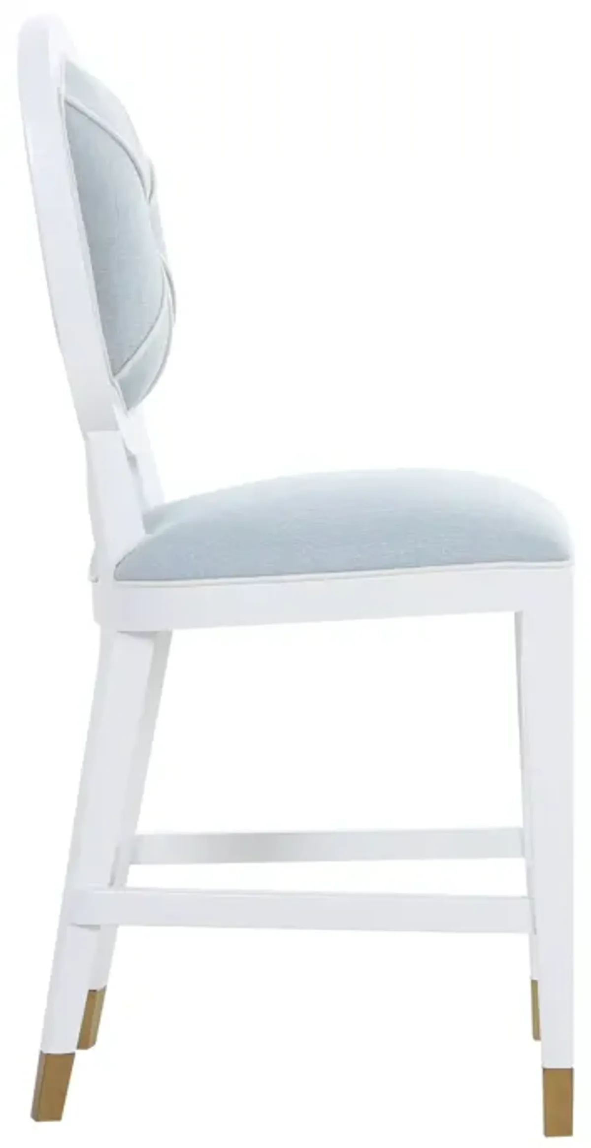 Carlyle Counter Stool in Blue Linen