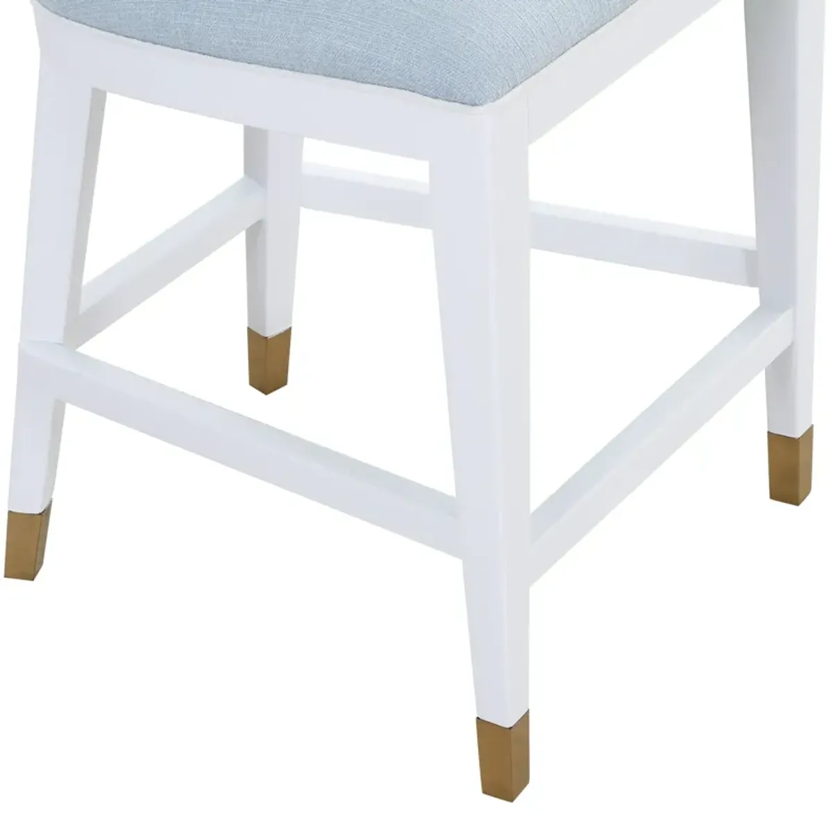 Carlyle Counter Stool in Blue Linen