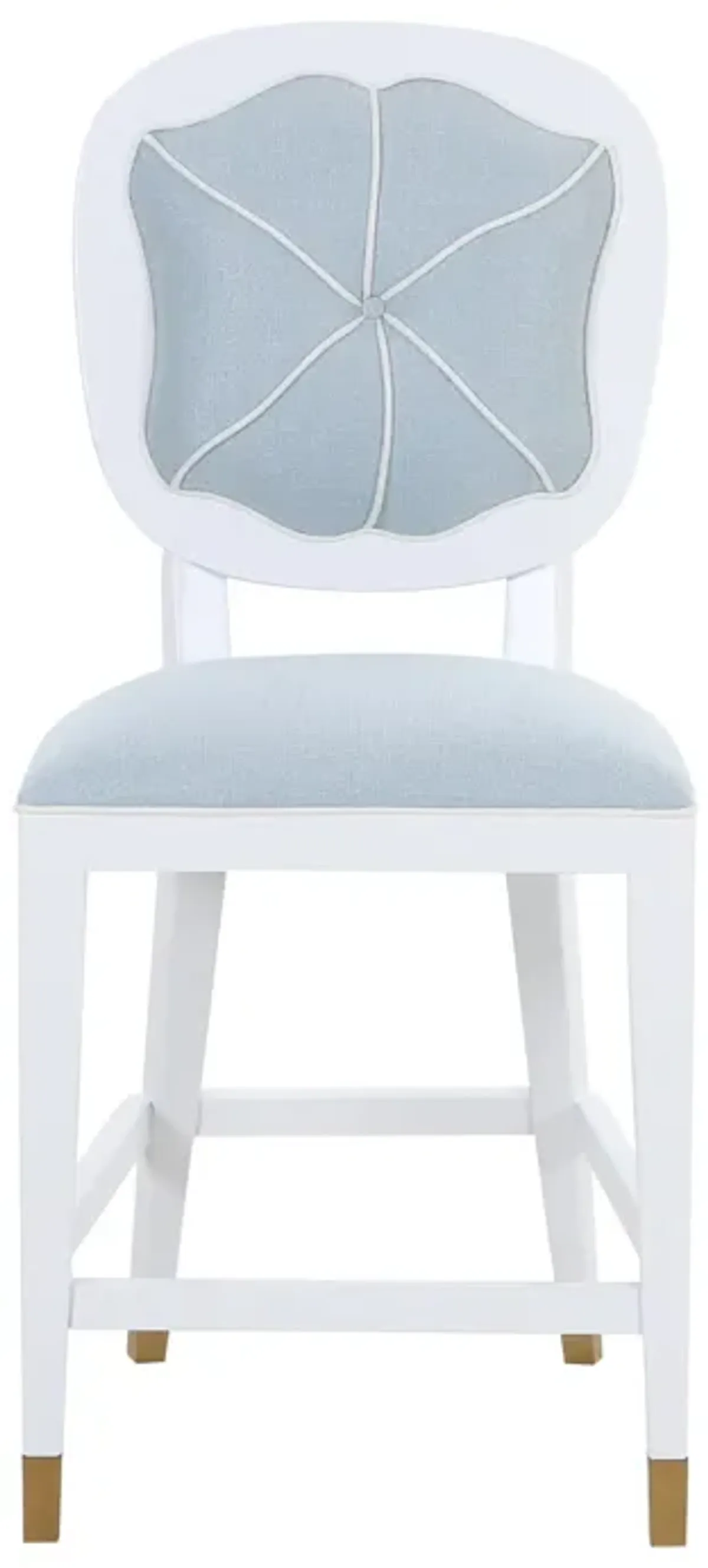 Carlyle Counter Stool in Blue Linen