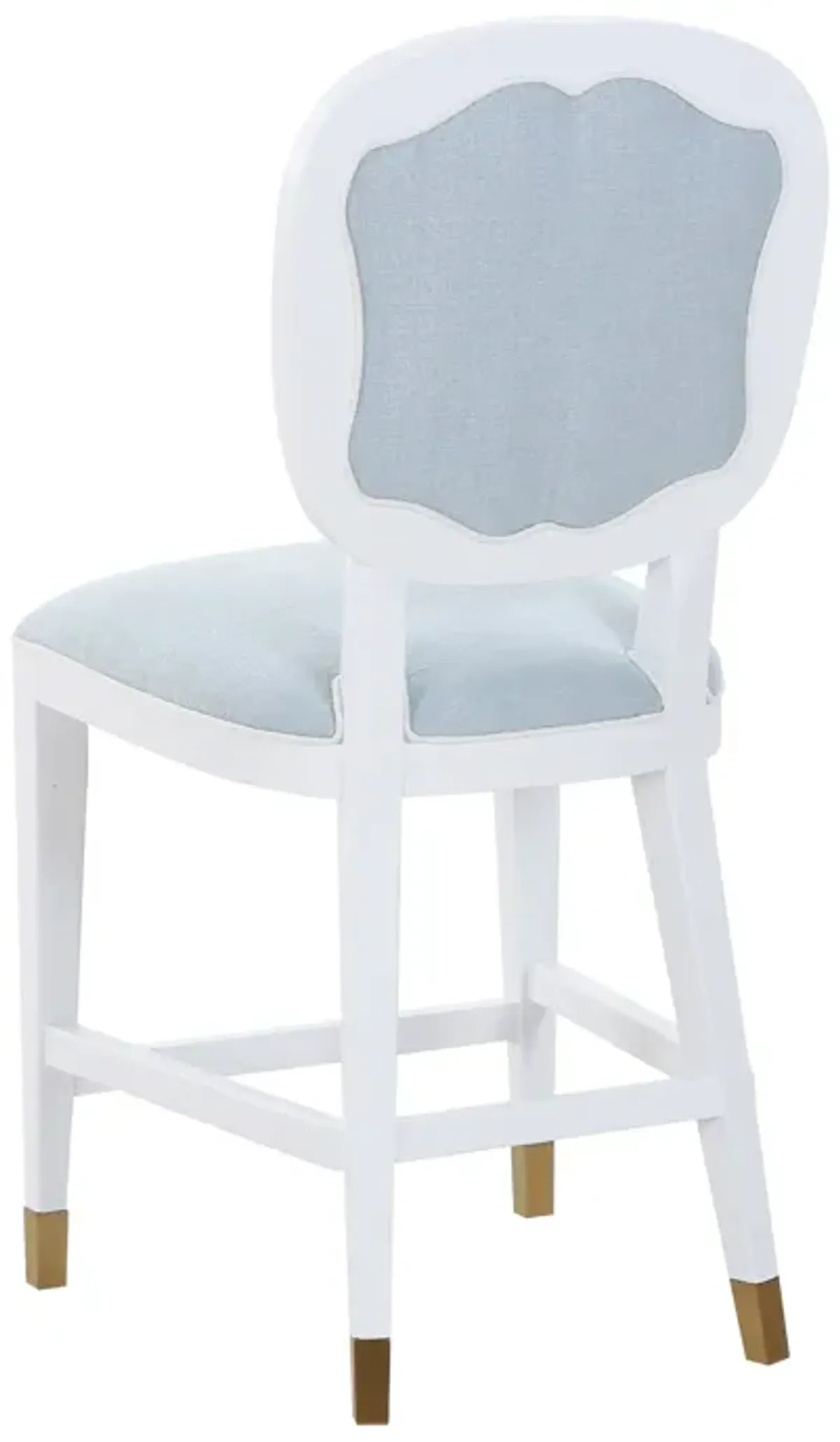 Carlyle Counter Stool in Blue Linen