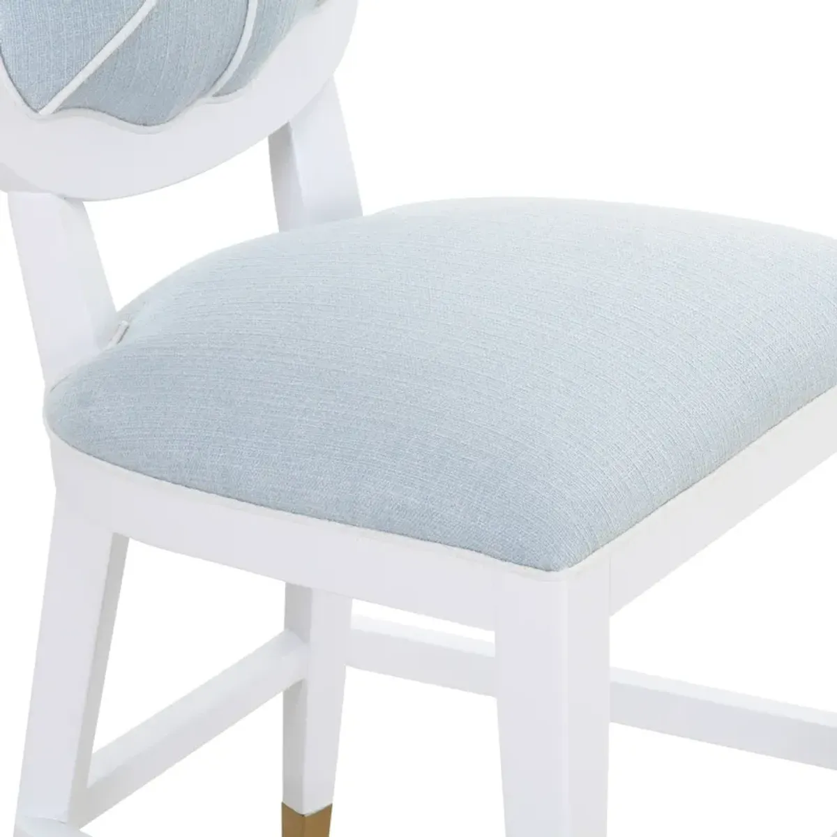 Carlyle Counter Stool in Blue Linen