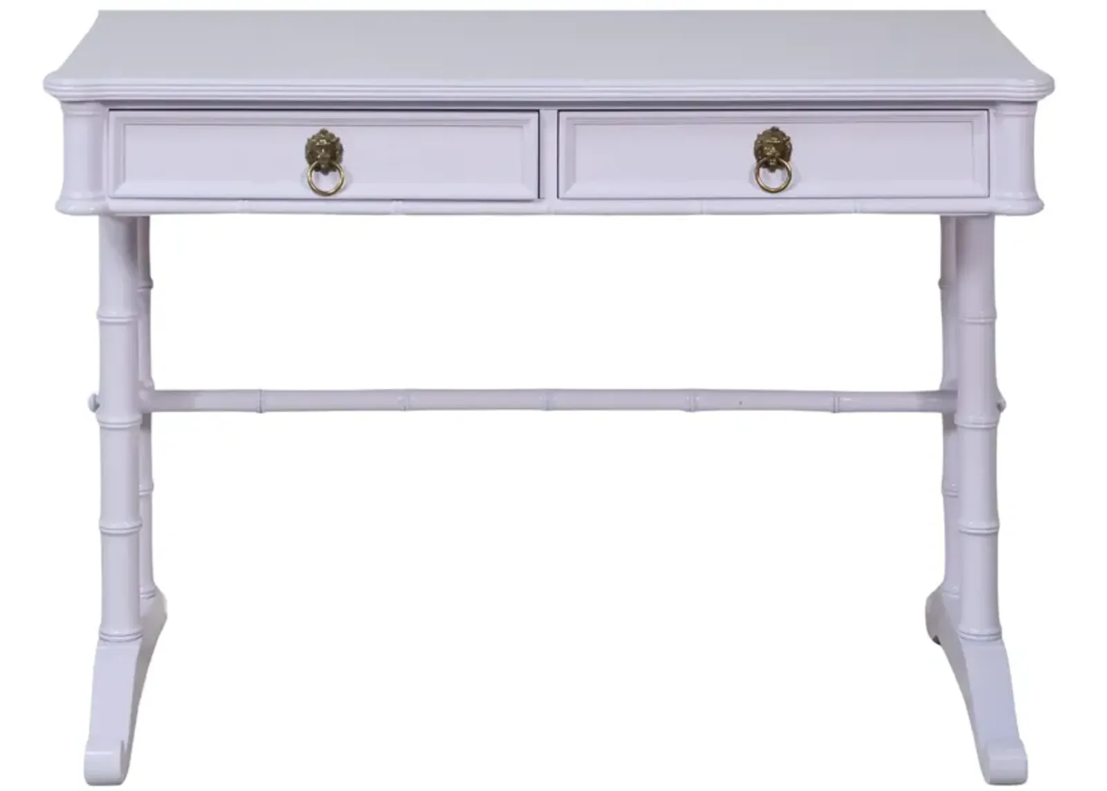 Baker Desk Lacquered in Merlin Lavender