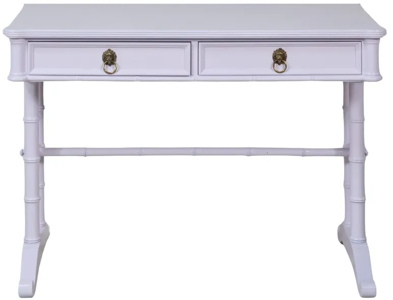 Baker Desk Lacquered in Merlin Lavender