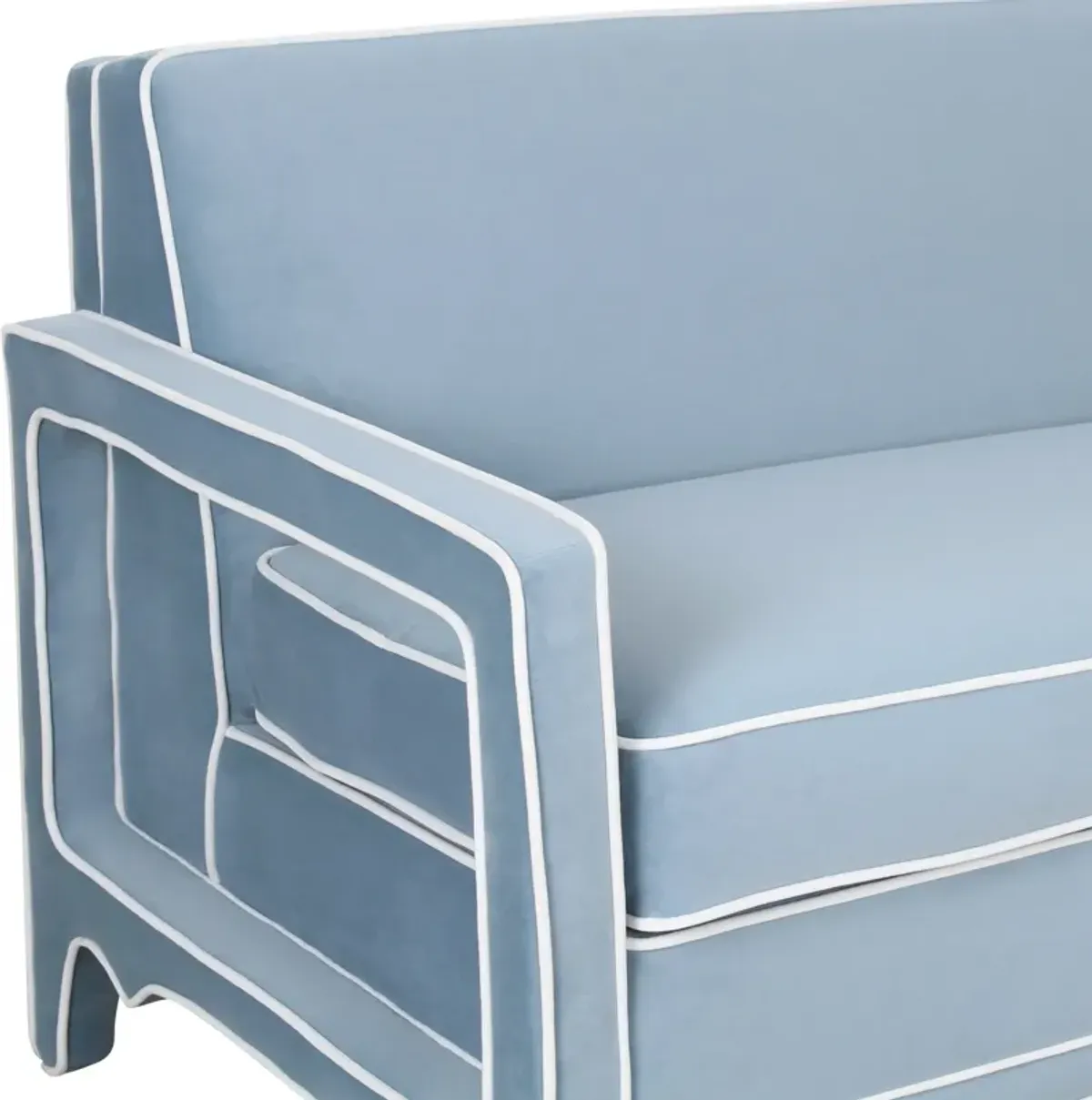 Cary Loveseat in Frost Blue