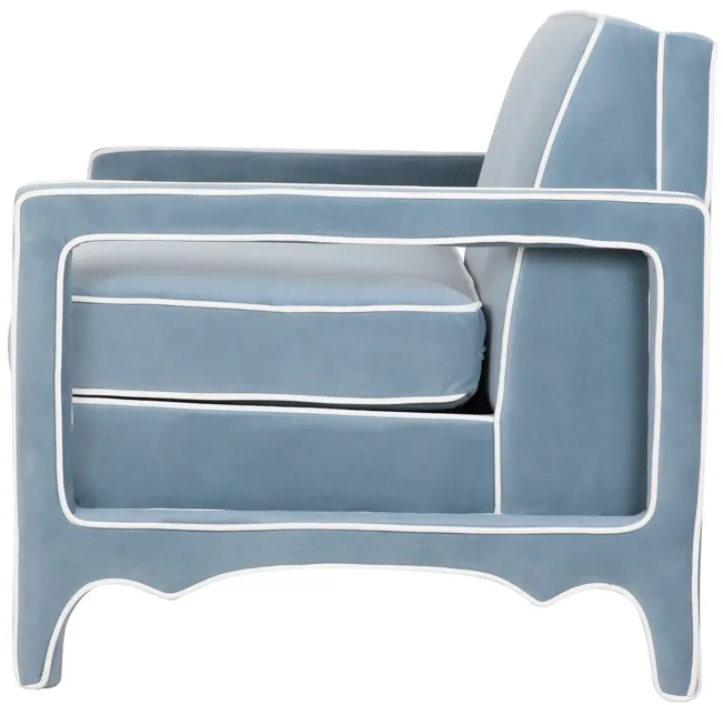 Cary Loveseat in Frost Blue