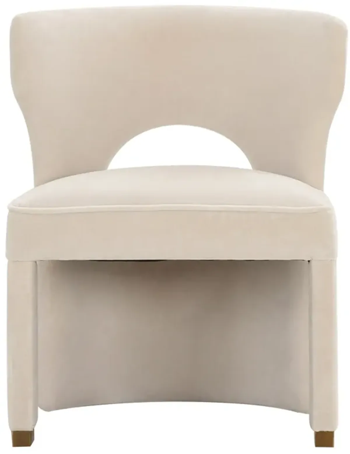 Valerie Dining Chair in Pearl Velvet