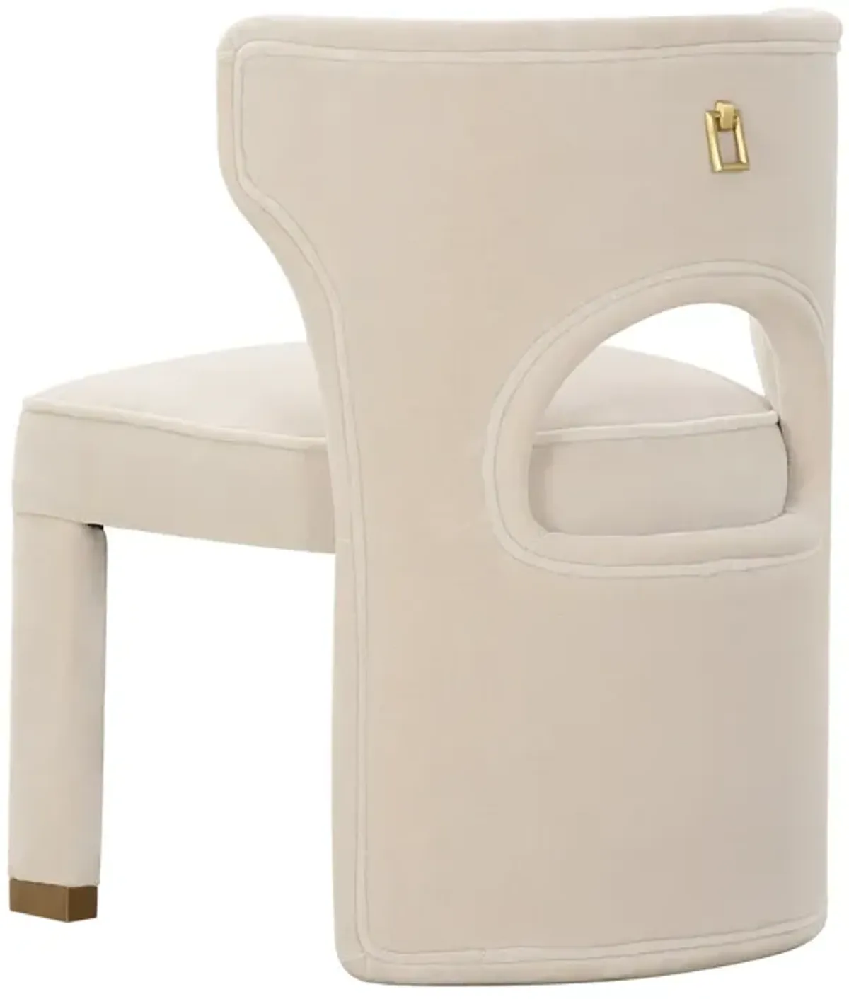 Valerie Dining Chair in Pearl Velvet