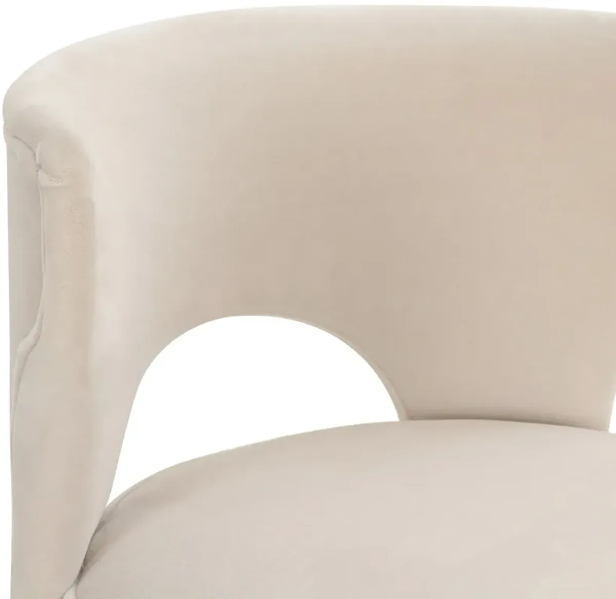 Valerie Dining Chair in Pearl Velvet